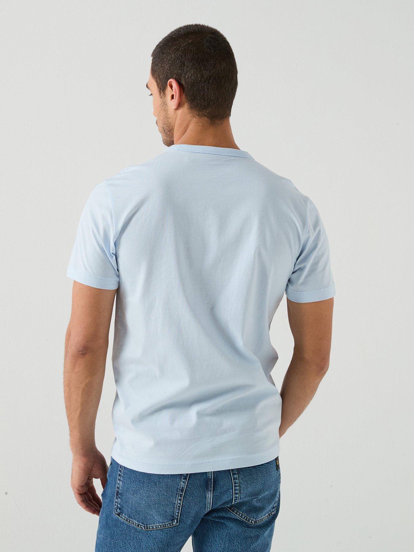 Image 2 of 5 of Belstaff Surface Large Logo T-Shirt - Light Blue
