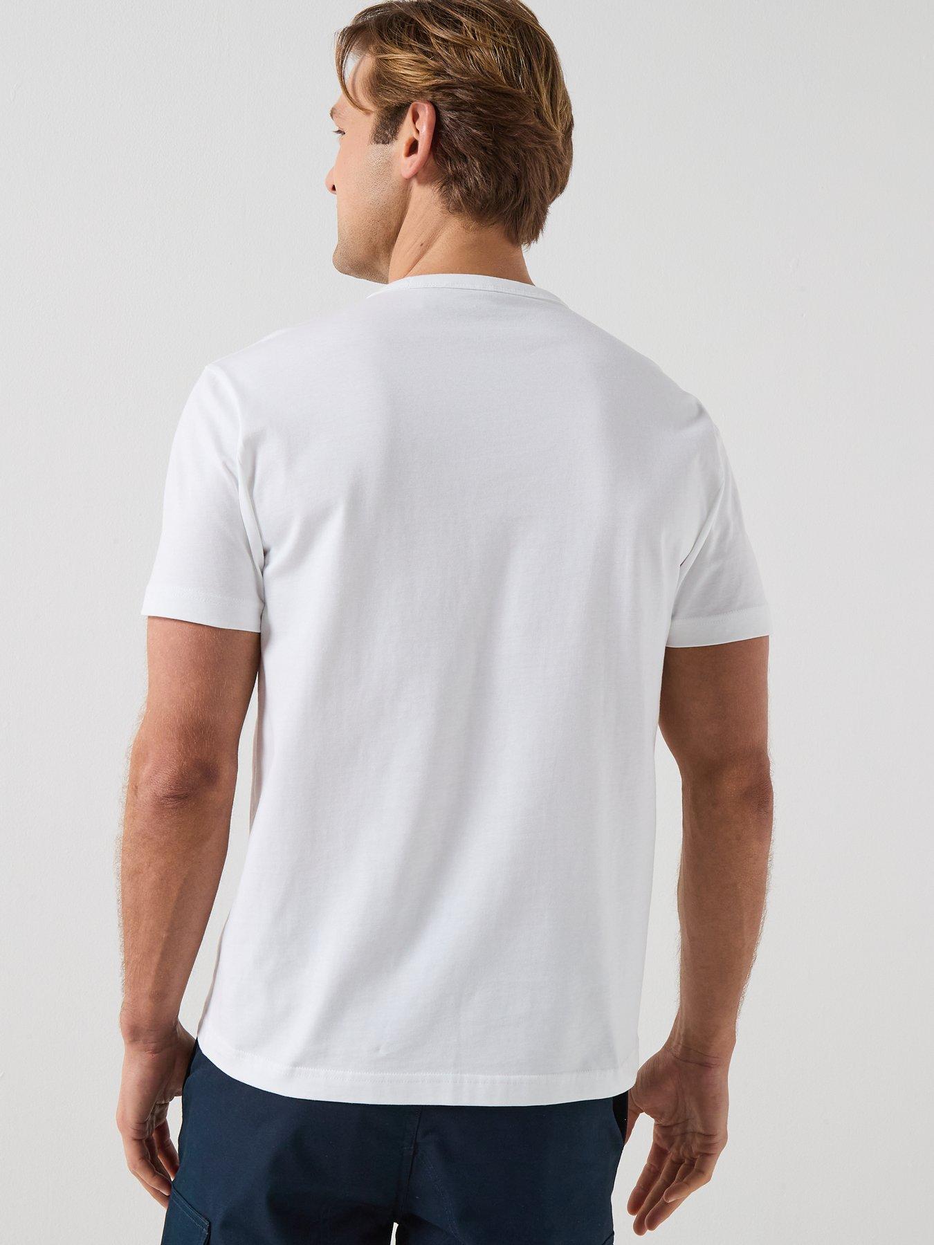  image of belstaff-surface-large-logo-t-shirt-white