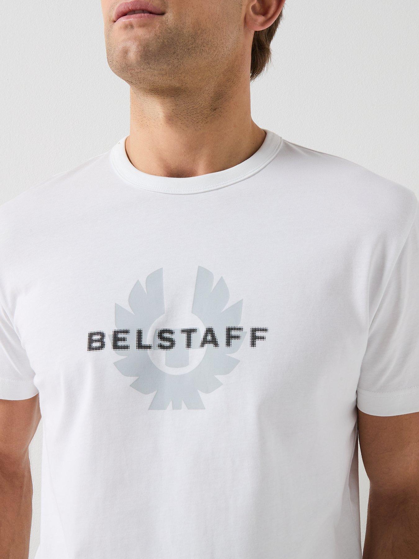  image of belstaff-surface-large-logo-t-shirt-white