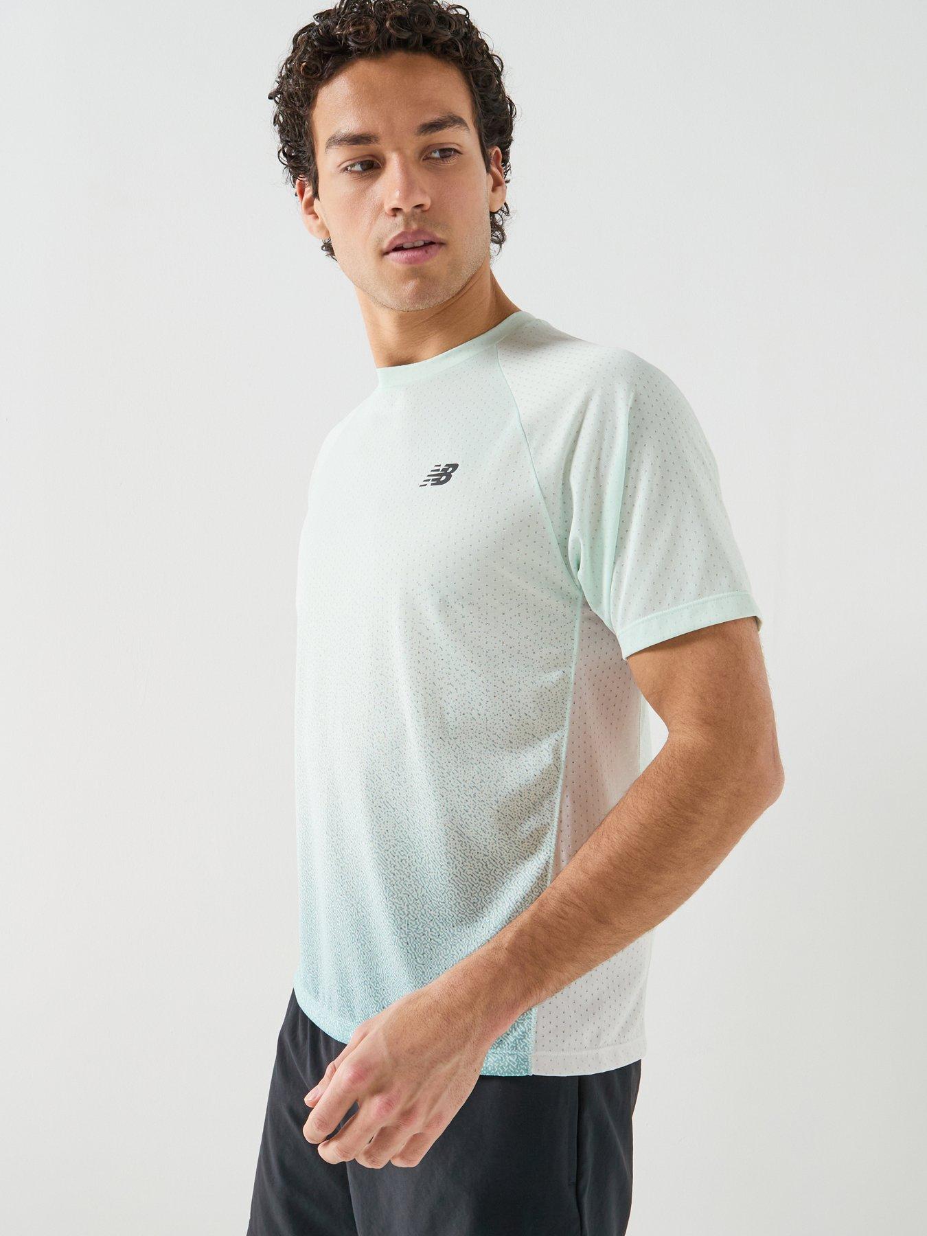 New Balance Mens Running Viz-Tech T-Shirt - Green