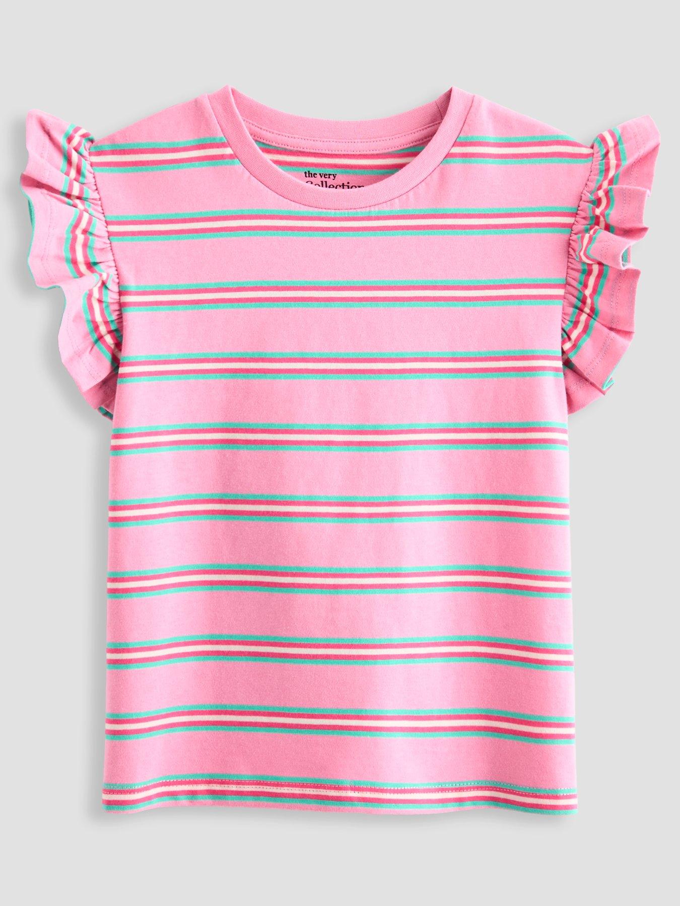 Image 3 of 5 of The Very Collection Girls 4 Pack Vests - Multi