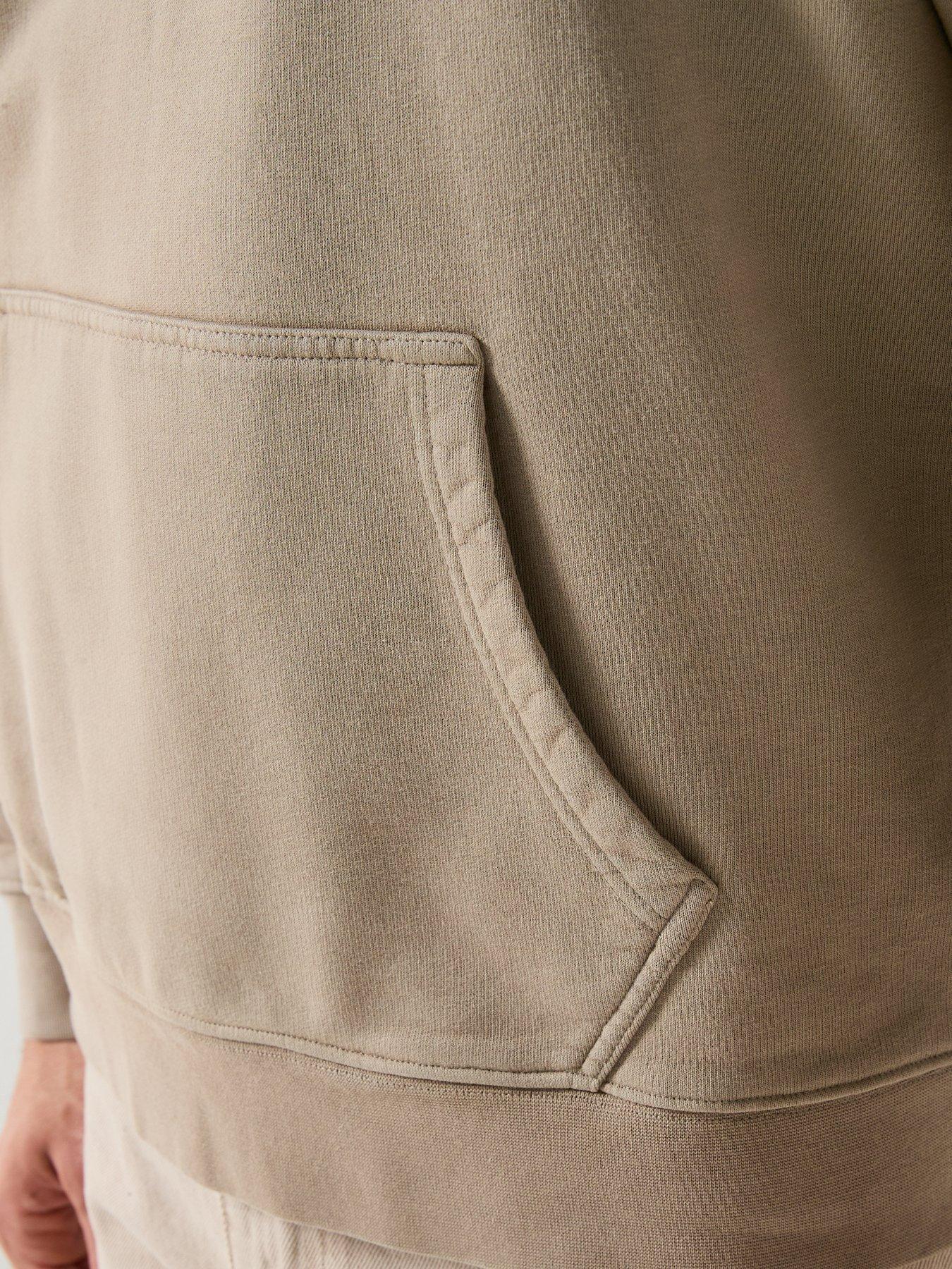 Image 6 of 6 of Belstaff Competition Large Back Arch Logo Hoodie - Dark Beige