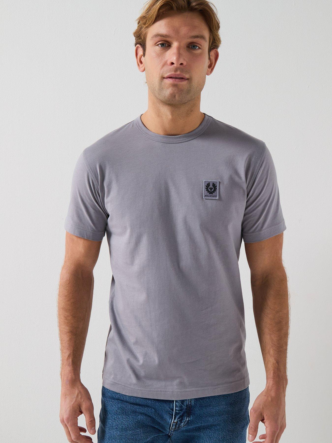  image of belstaff-left-chest-patch-logo-regular-fit-t-shirt-light-blue