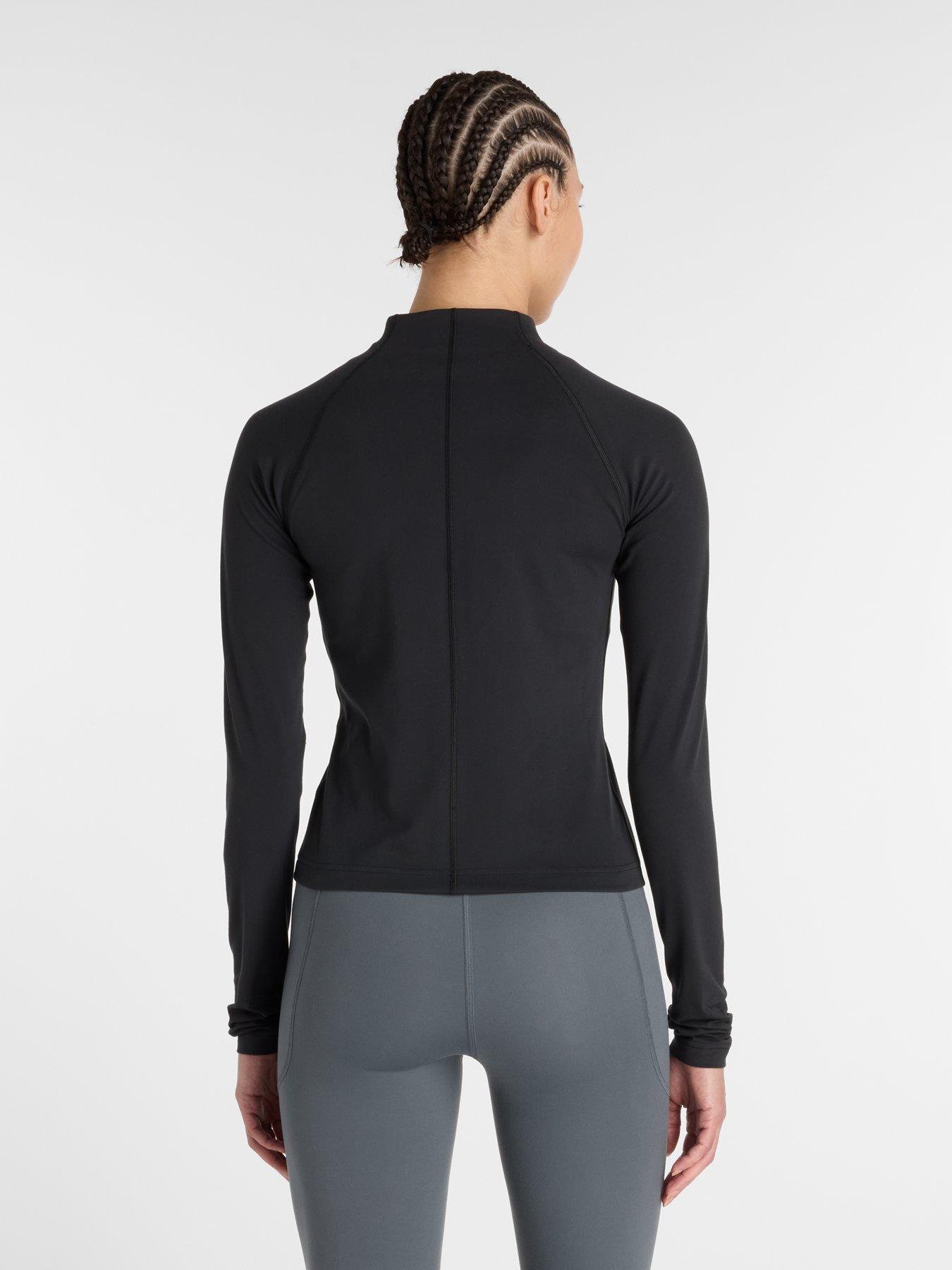  image of new-balance-womens-training-harmony-fitted-full-zip-jacket-black