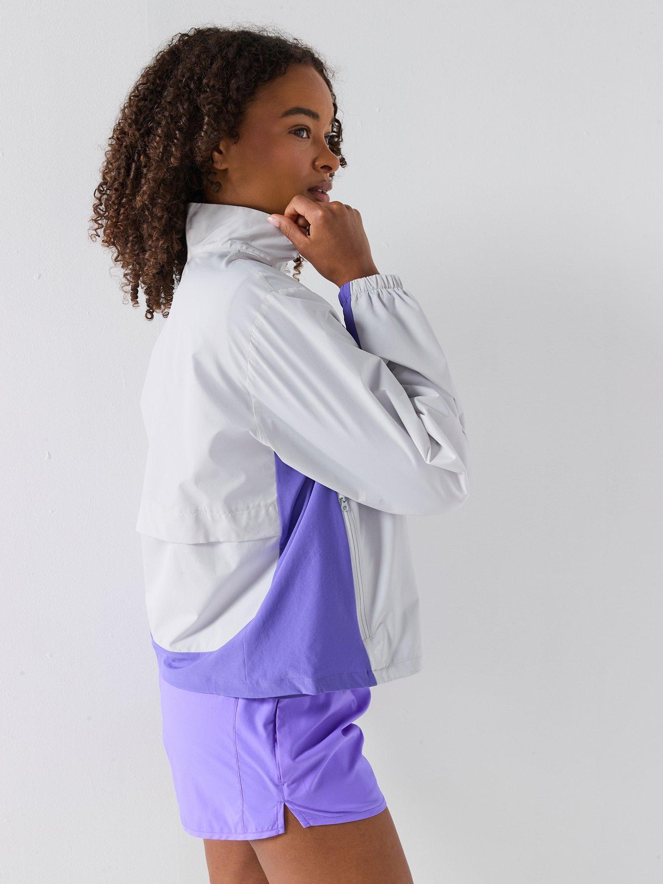 Image 6 of 6 of New Balance Womens Running Fast Days Jacket - Light Grey