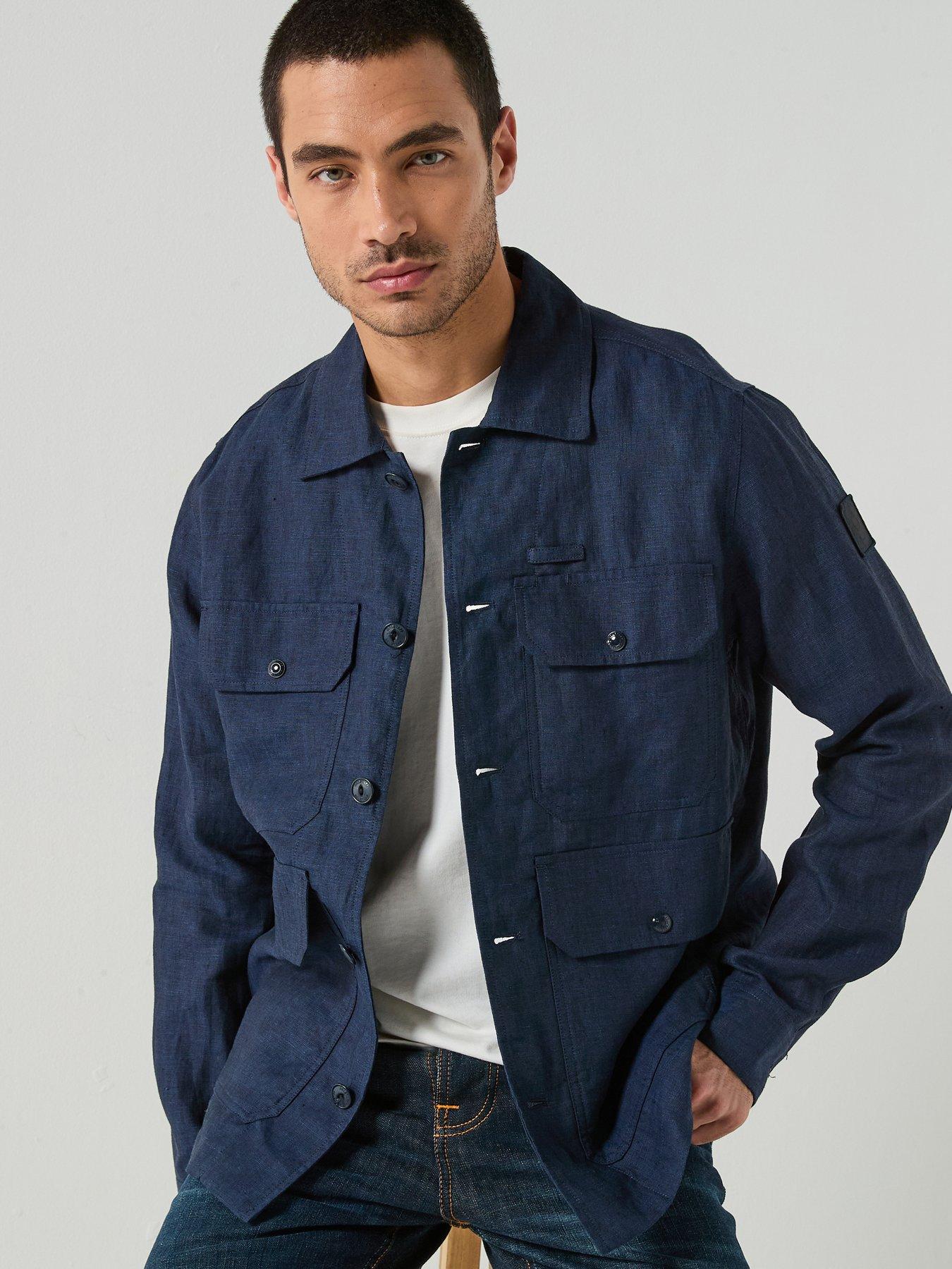 belstaff-forge-4-pocket-linen-overshirt-navy