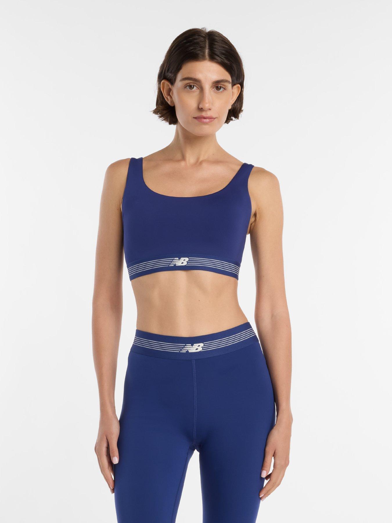 New Balance Womens Training AC Bra - Navy