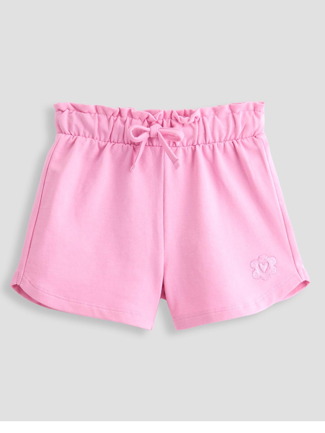 Image 2 of 5 of The Very Collection Girls 3 Pack Loopback Jersey Shorts - Multi