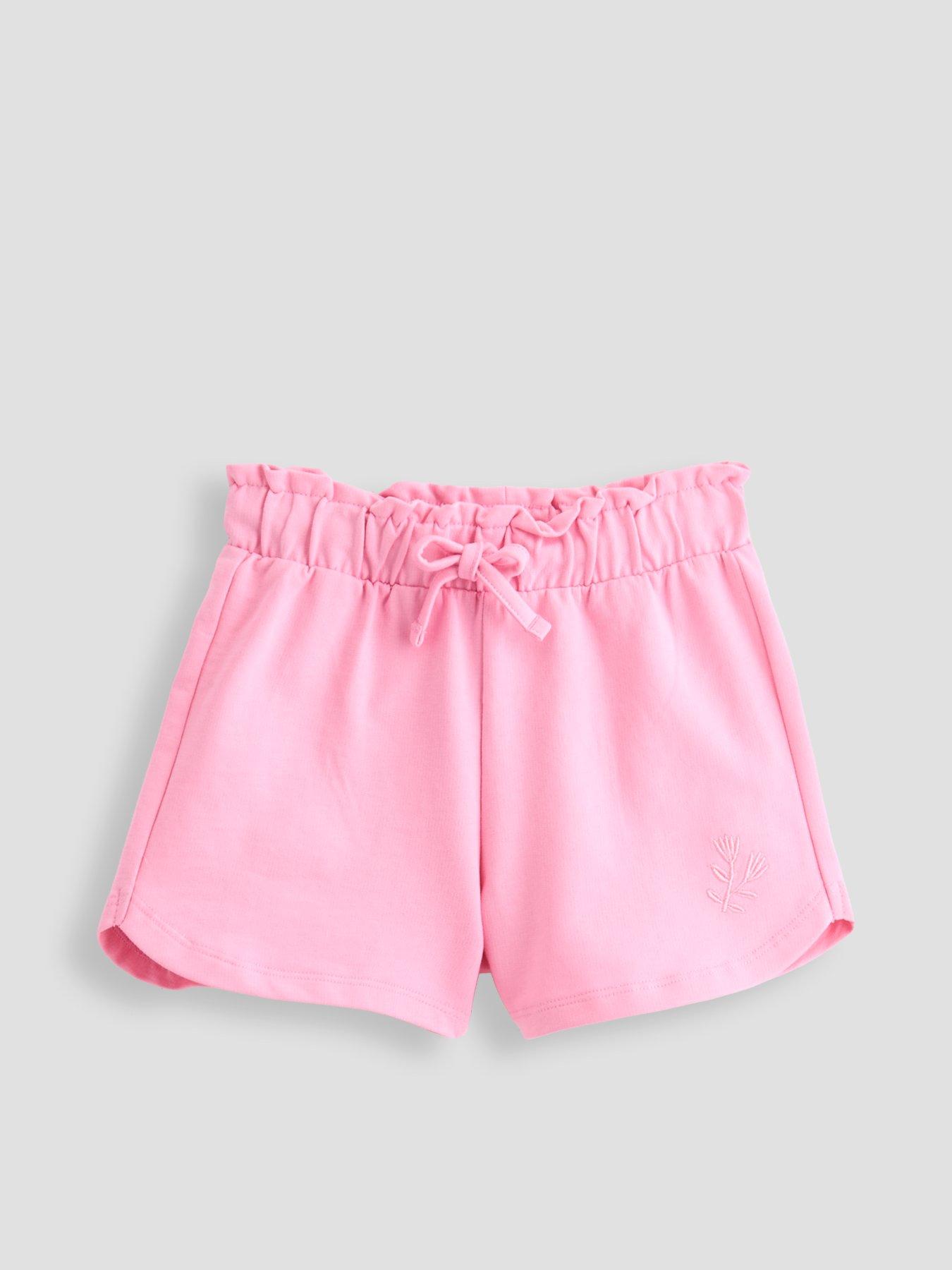 Image 4 of 5 of The Very Collection Girls 3 Pack Loopback Jersey Shorts - Multi