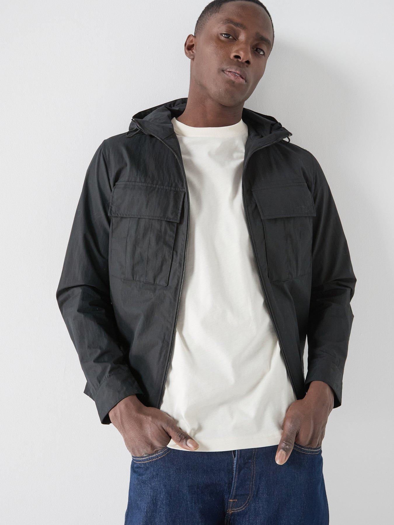 Belstaff Belstaff Container Hooded Cotton Overshirt - Black