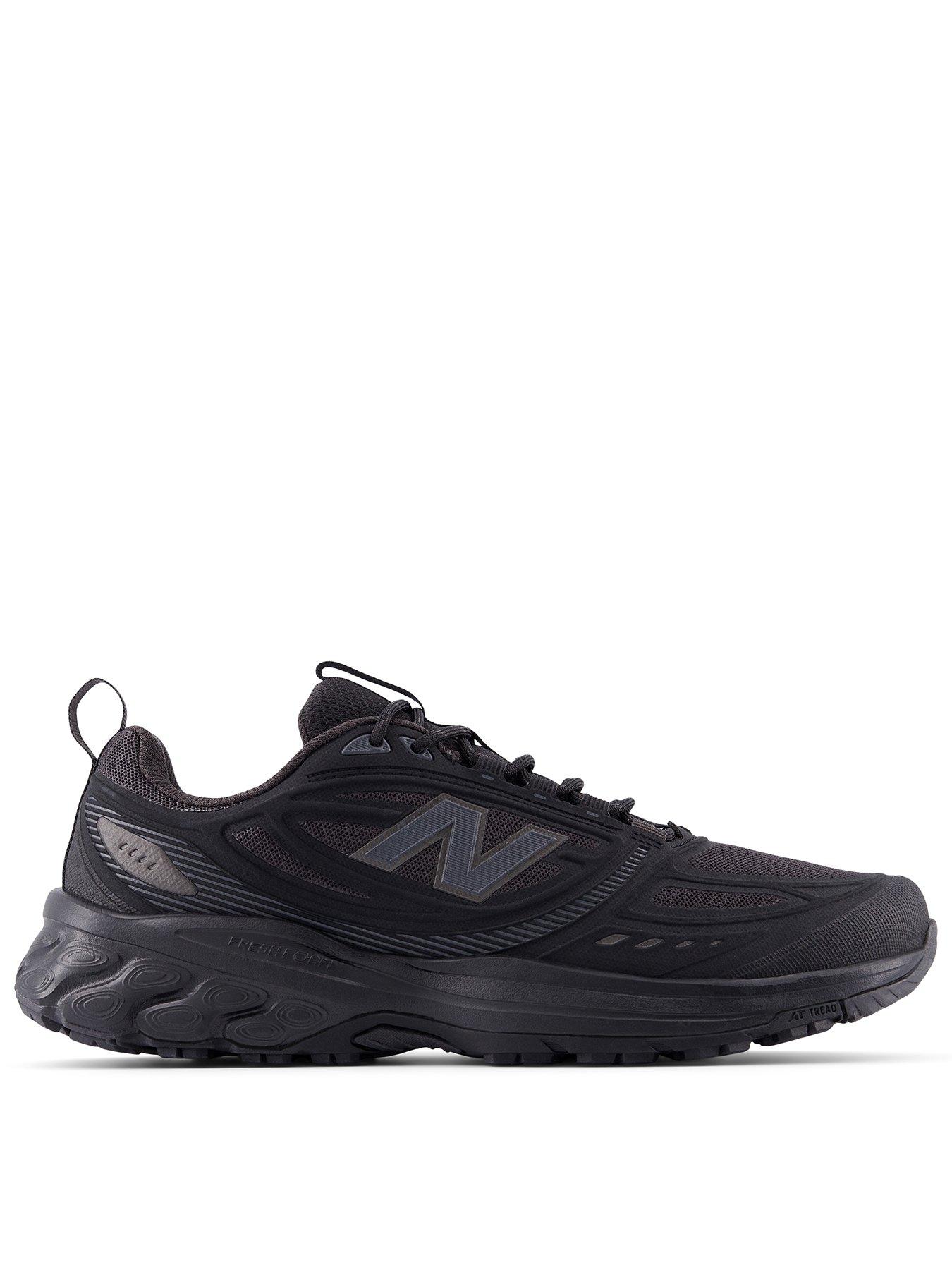 New Balance Mens 410 Trail Running Shoes - Black