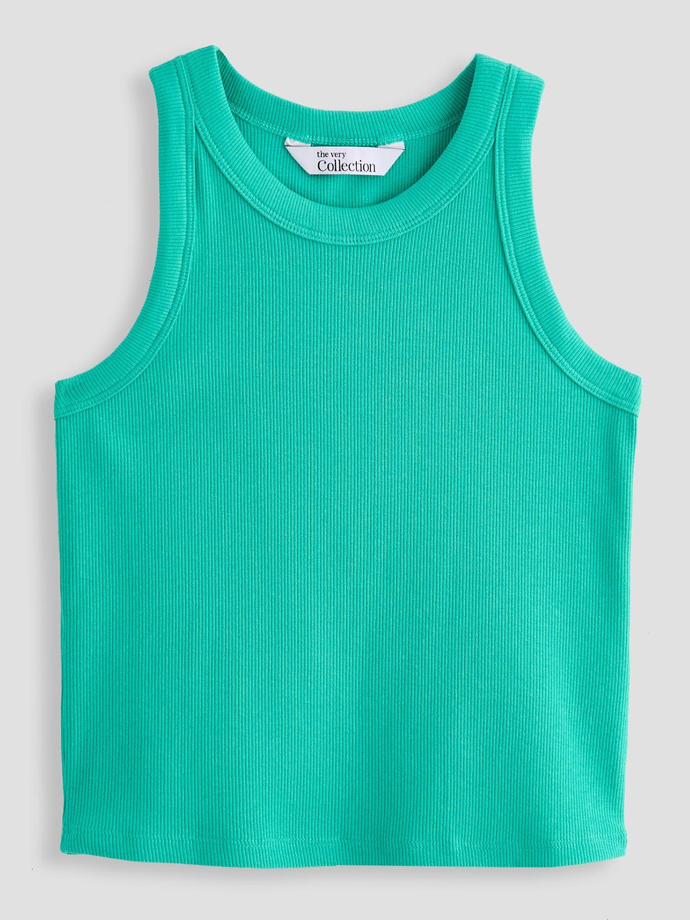 Image 2 of 5 of The Very Collection Girls 4 Pack Vests - Multi