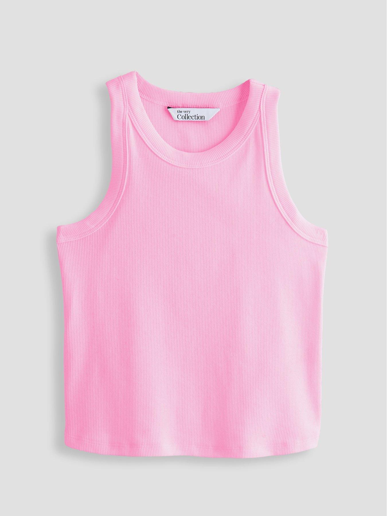 Image 4 of 5 of The Very Collection Girls 4 Pack Vests - Multi