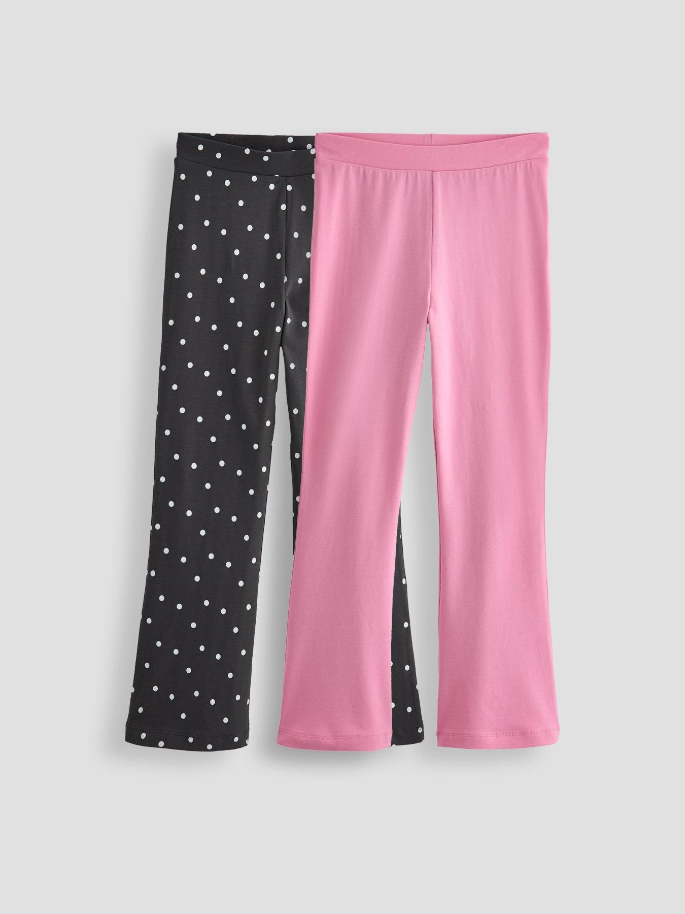 The Very Collection Girls 2 Pack Flare Leggings - Multi