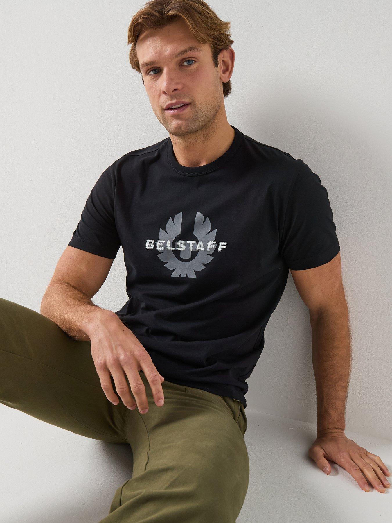 Belstaff Surface Large Logo T-Shirt - Black