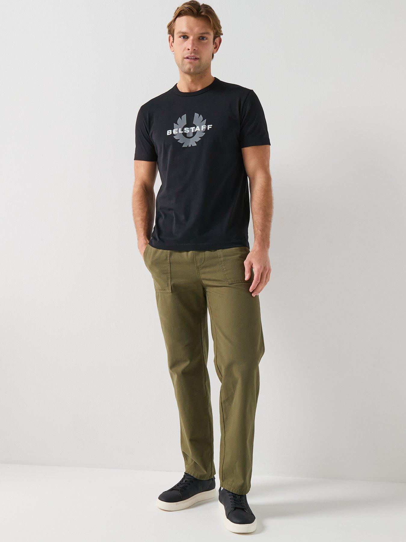  image of belstaff-surface-large-logo-t-shirt-black