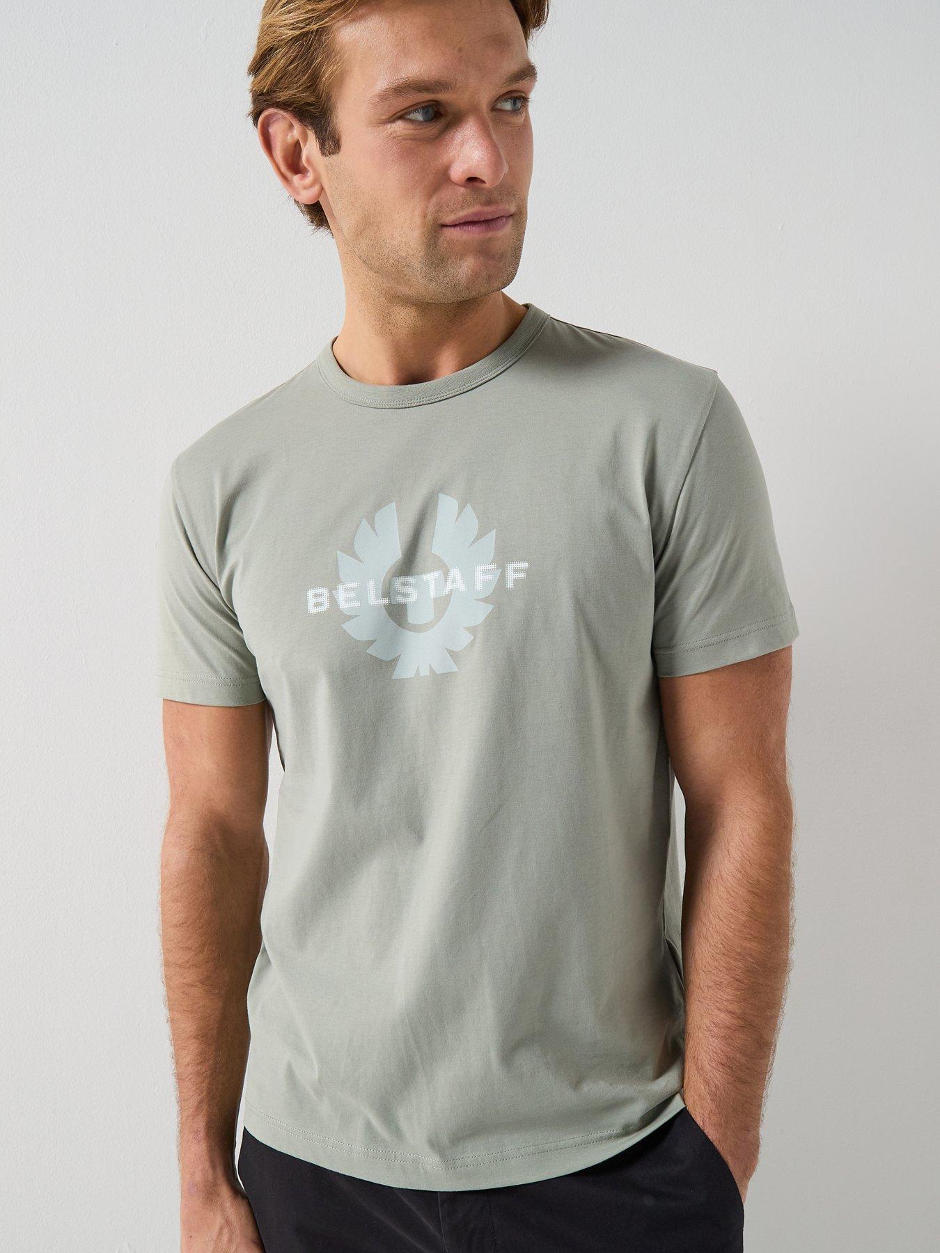 Belstaff Surface Large Logo T-Shirt - Light Green