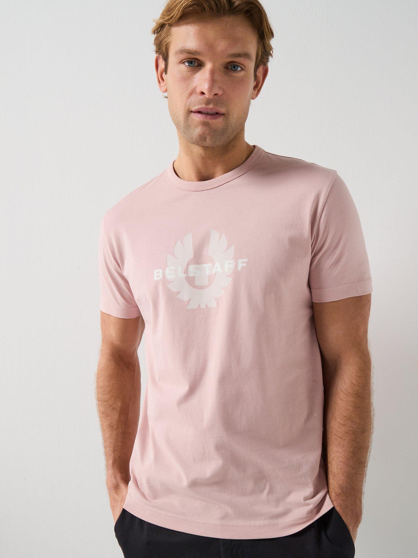 Belstaff Surface Large Logo T-Shirt - Pink