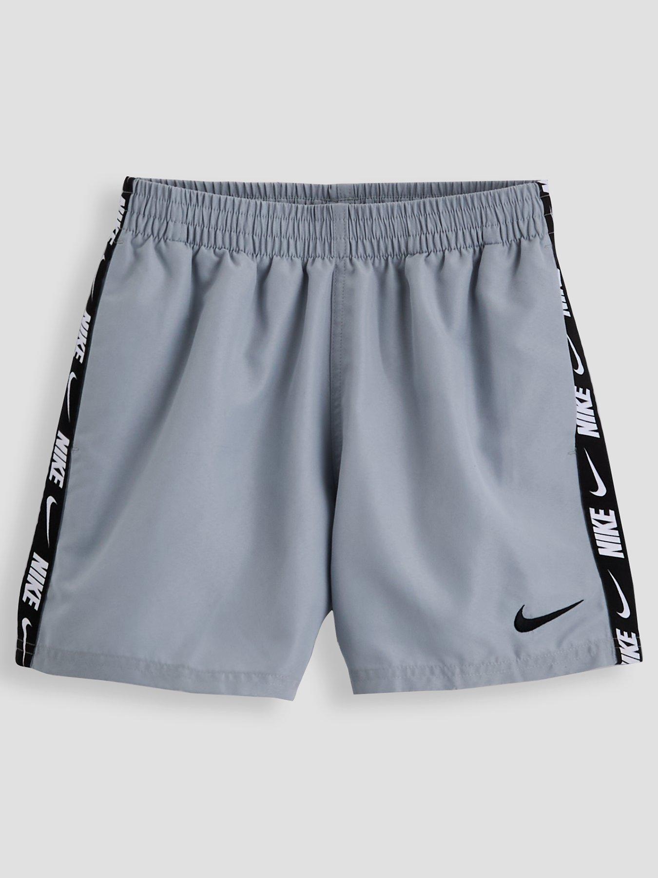 Nike Boys 4Inch Volley Swim Shorts - Grey