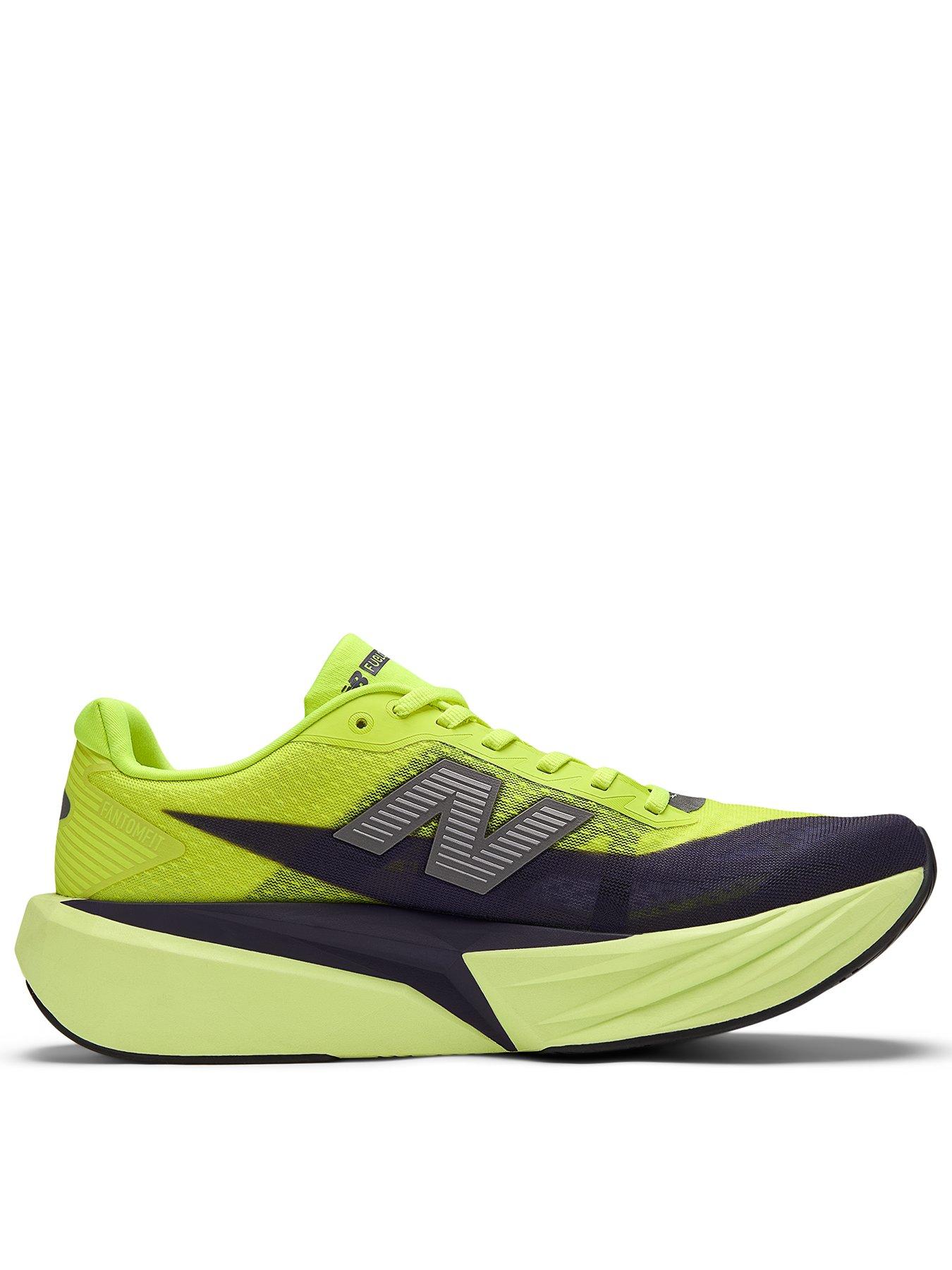  image of new-balance-mens-running-fuelcell-rebel-v5-trainers-yellow