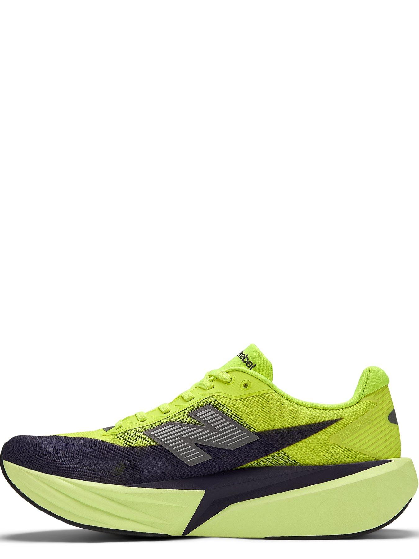  image of new-balance-mens-running-fuelcell-rebel-v5-trainers-yellow