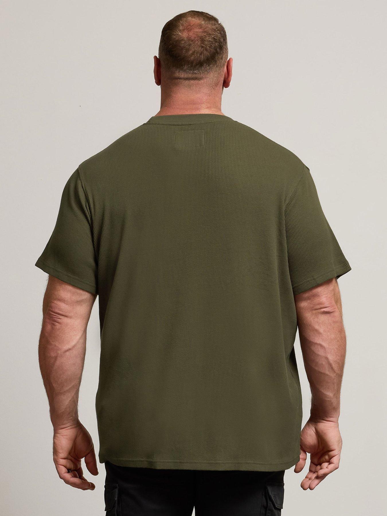 Image 2 of 5 of BadRhino Embroidered Script T-shirt - Green