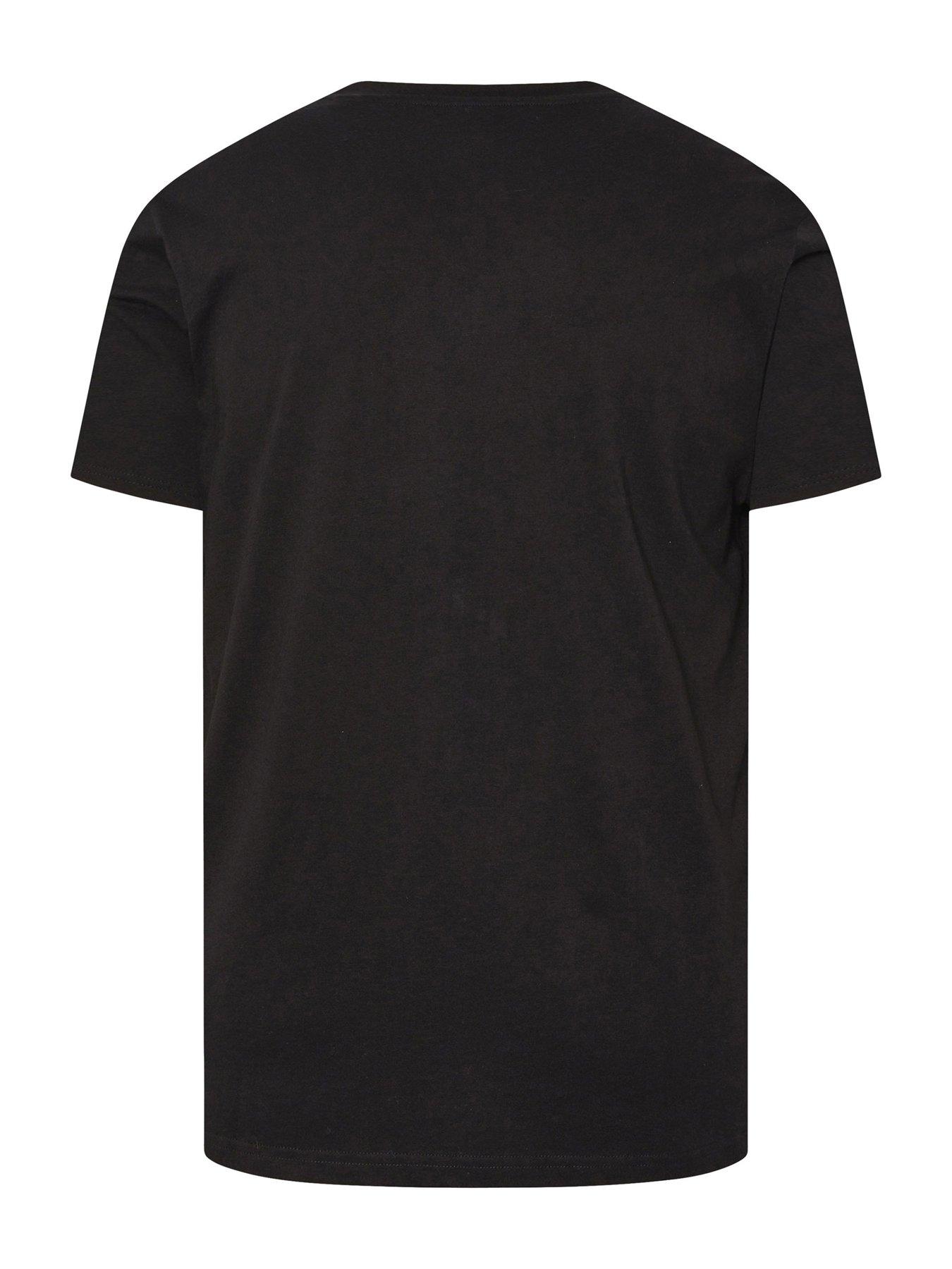  image of badrhino-dice-t-shirt-black