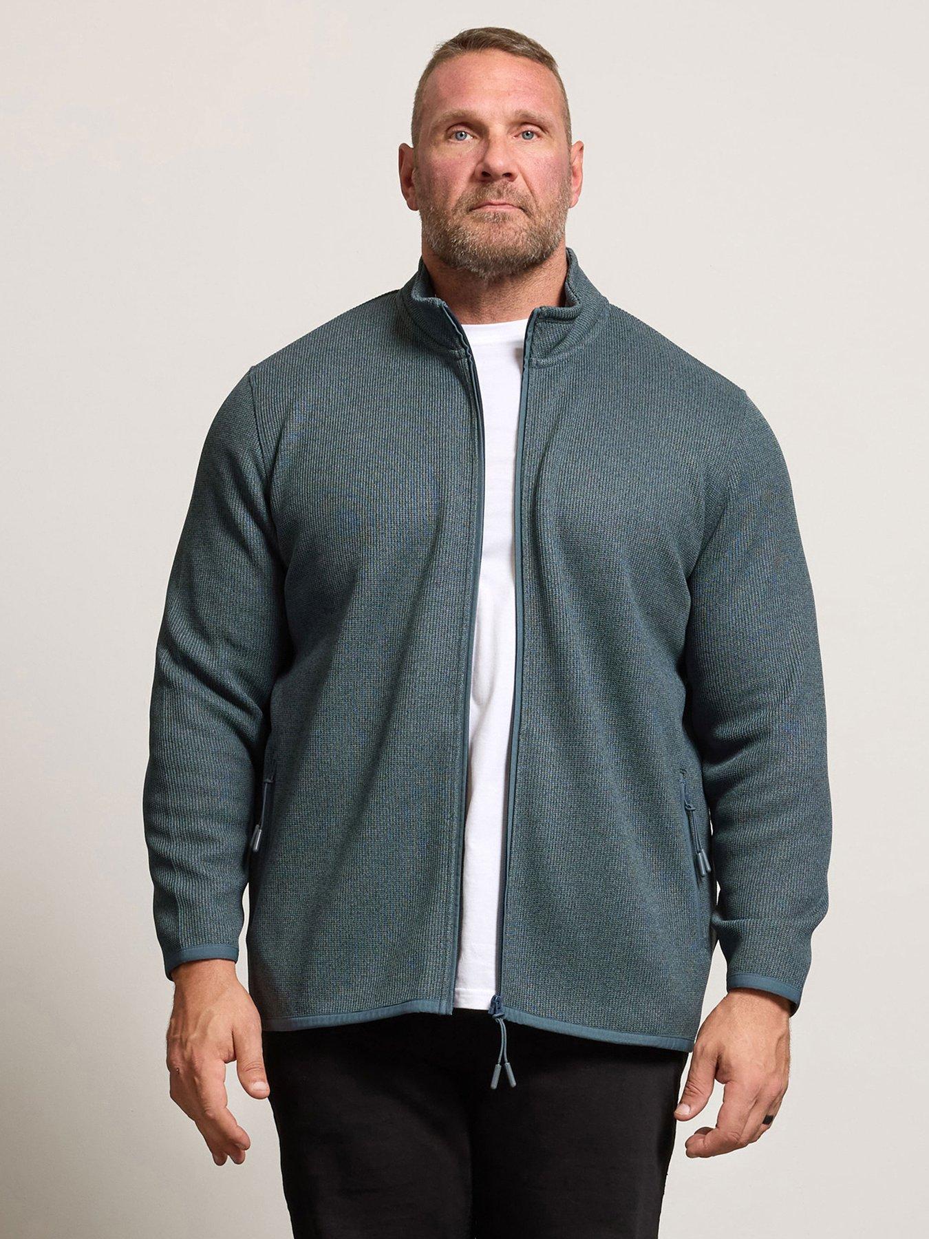 BadRhino Badrhino Textured Zip Thru Sweatshirt