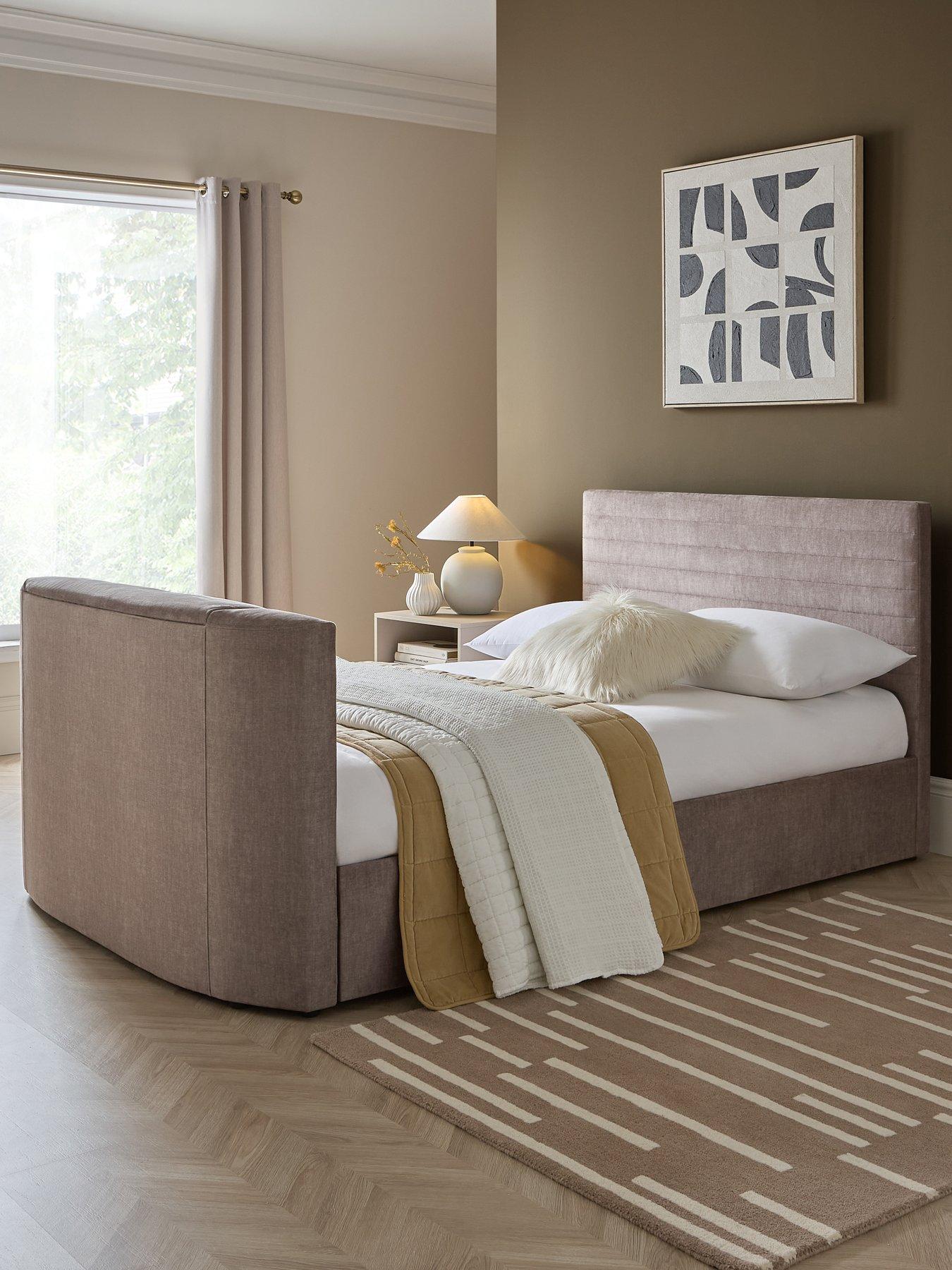 Image 1 of 7 of The Very Collection Corrigan Double Tv Bed