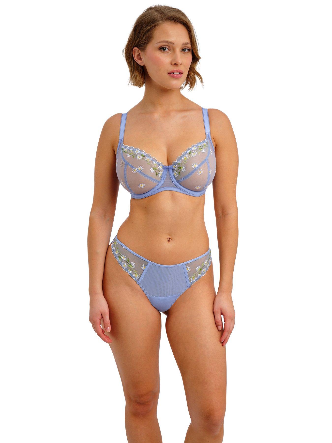 Freya Entwined Underwire Plunge Bra - Daisy