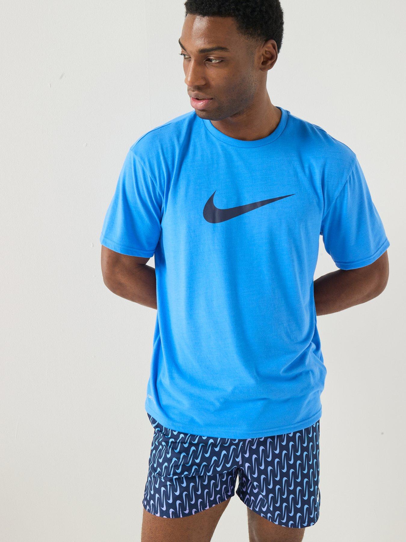 Nike Mens Short Sleeve Hydroguard T Shirt - Blue