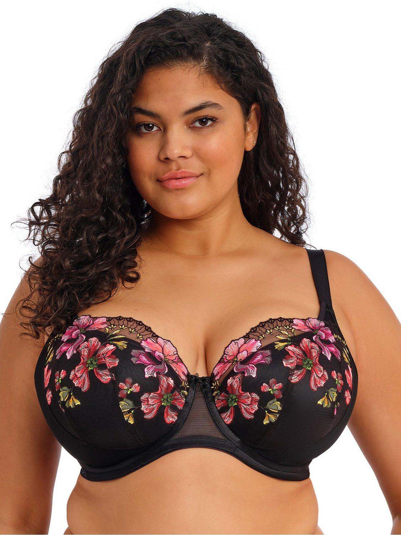 Elomi Teagan Underwire Padded Half Cup Bra - Multi