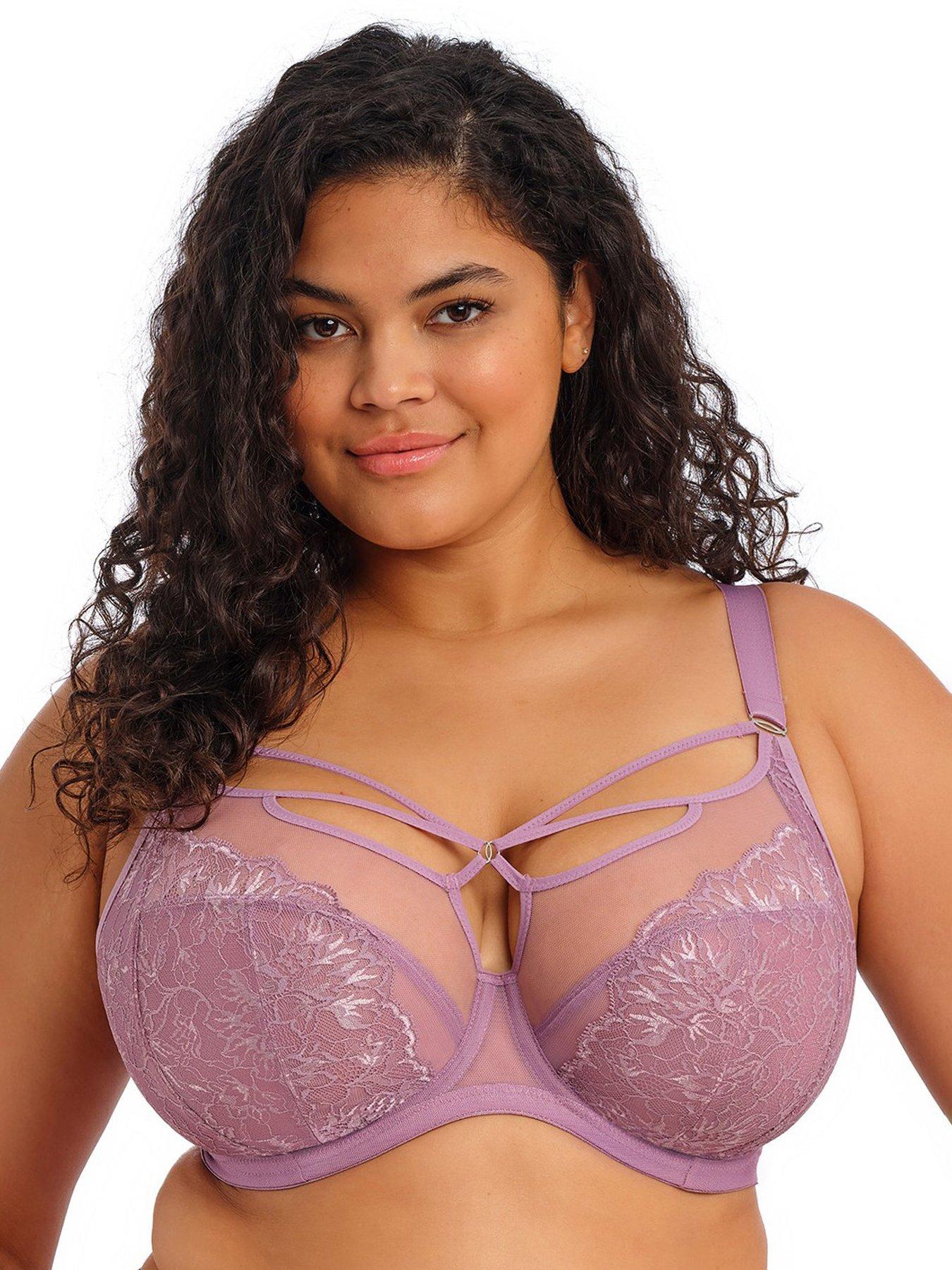 Elomi Brianna Underwire Plunge Bra - Heather