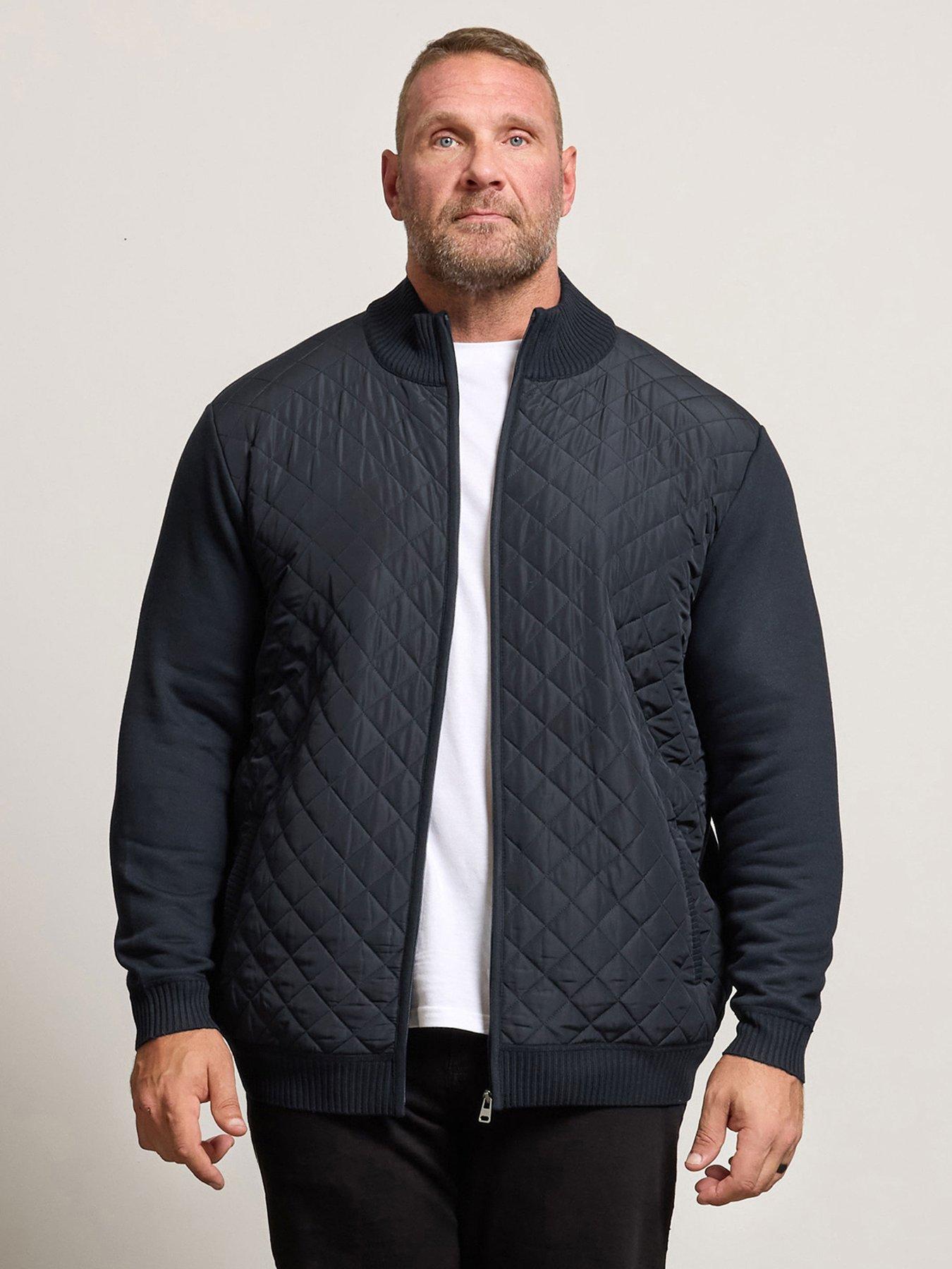 BadRhino Badrhino Diamond Quilted Fleece Zip Up