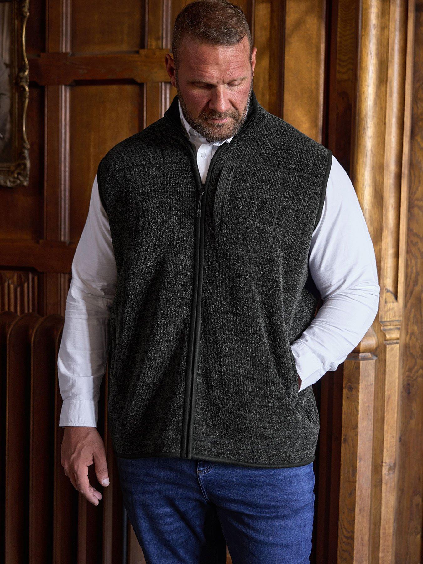 BadRhino Fleece Gilet - Grey