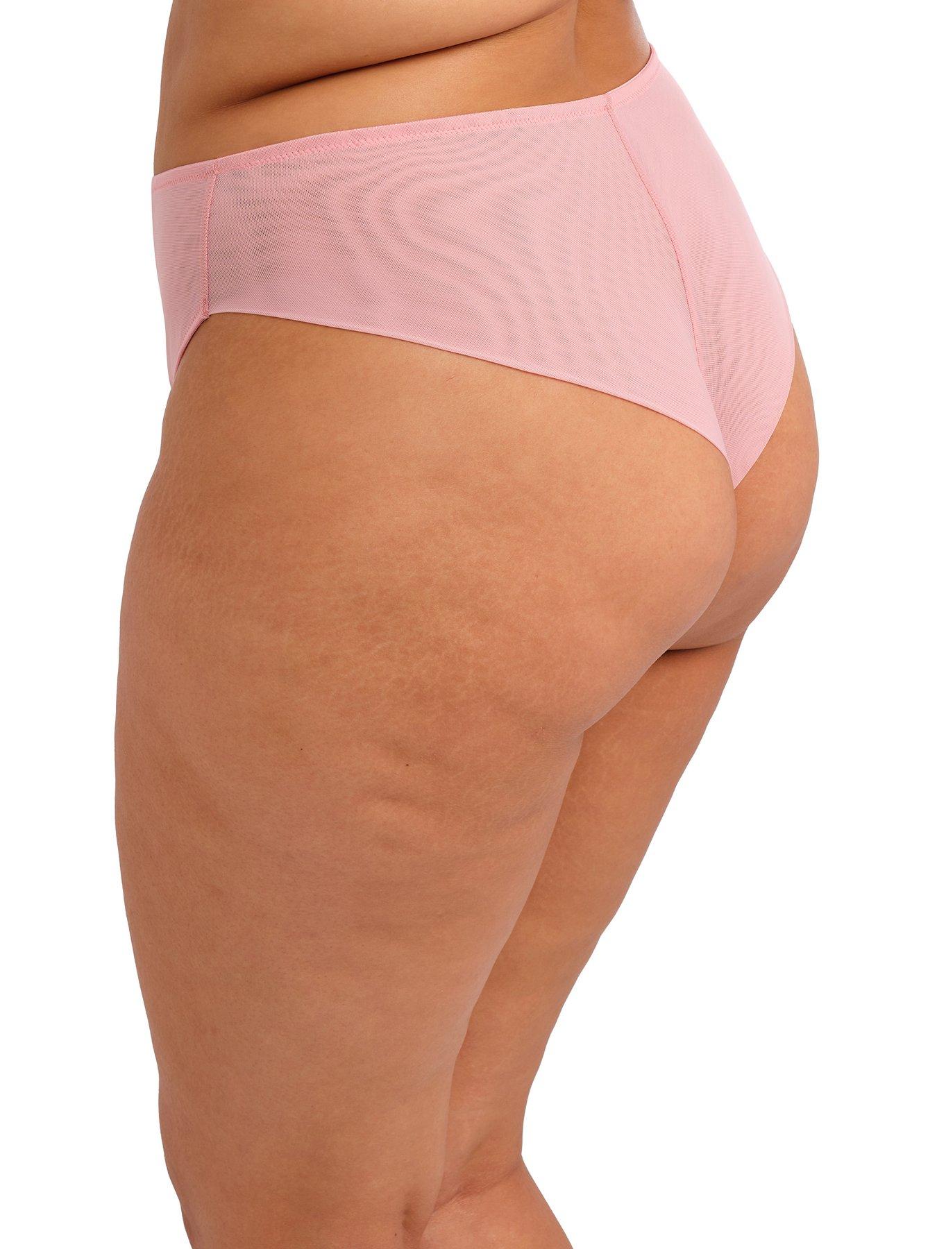 Image 3 of 3 of Elomi Aerith Brazilian Briefs - Rose Pink
