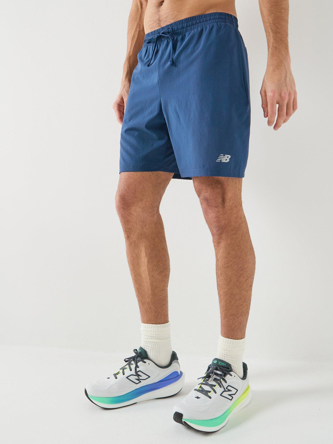 New Balance Mens Running Sport Essentials Shorts - Navy