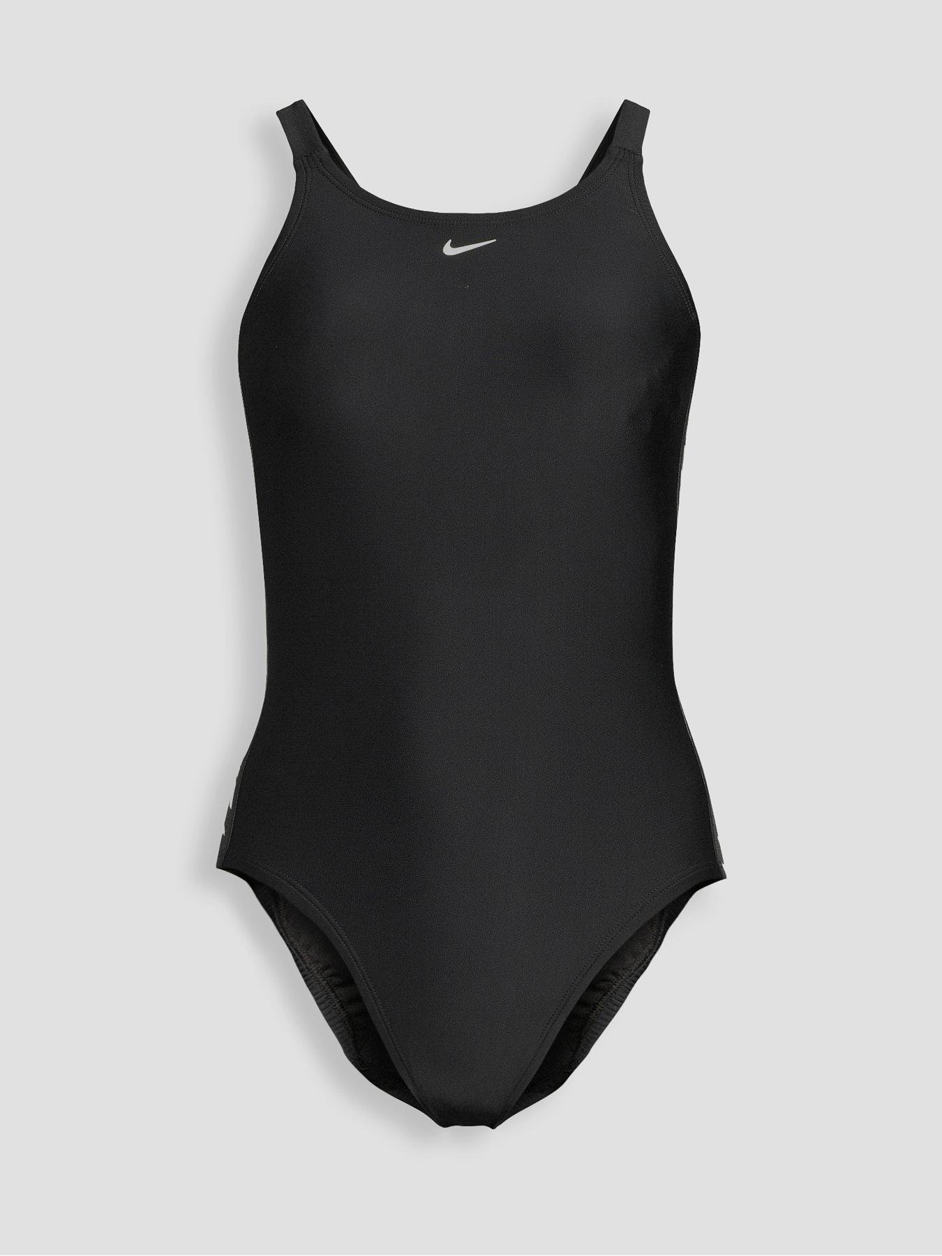 Image 7 of 7 of Nike Womens Fastback One Piece Swimsuit - Black