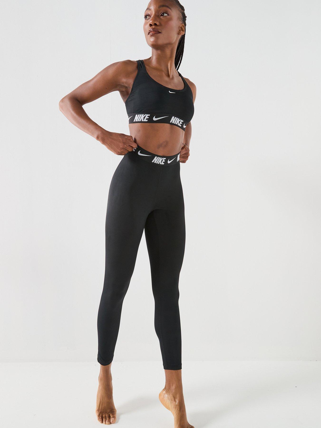 Image 3 of 7 of Nike Womens Racerback Bikini Top - Black
