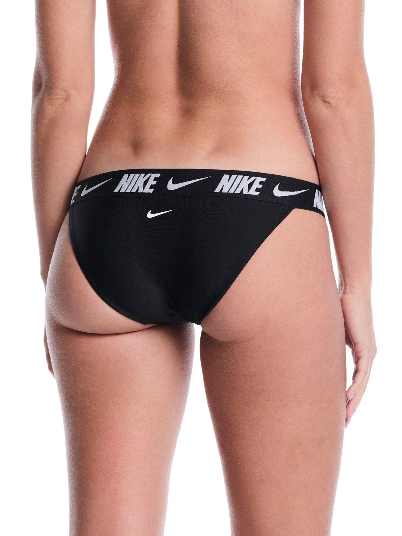  image of nike-womens-banded-bikini-bottom-black