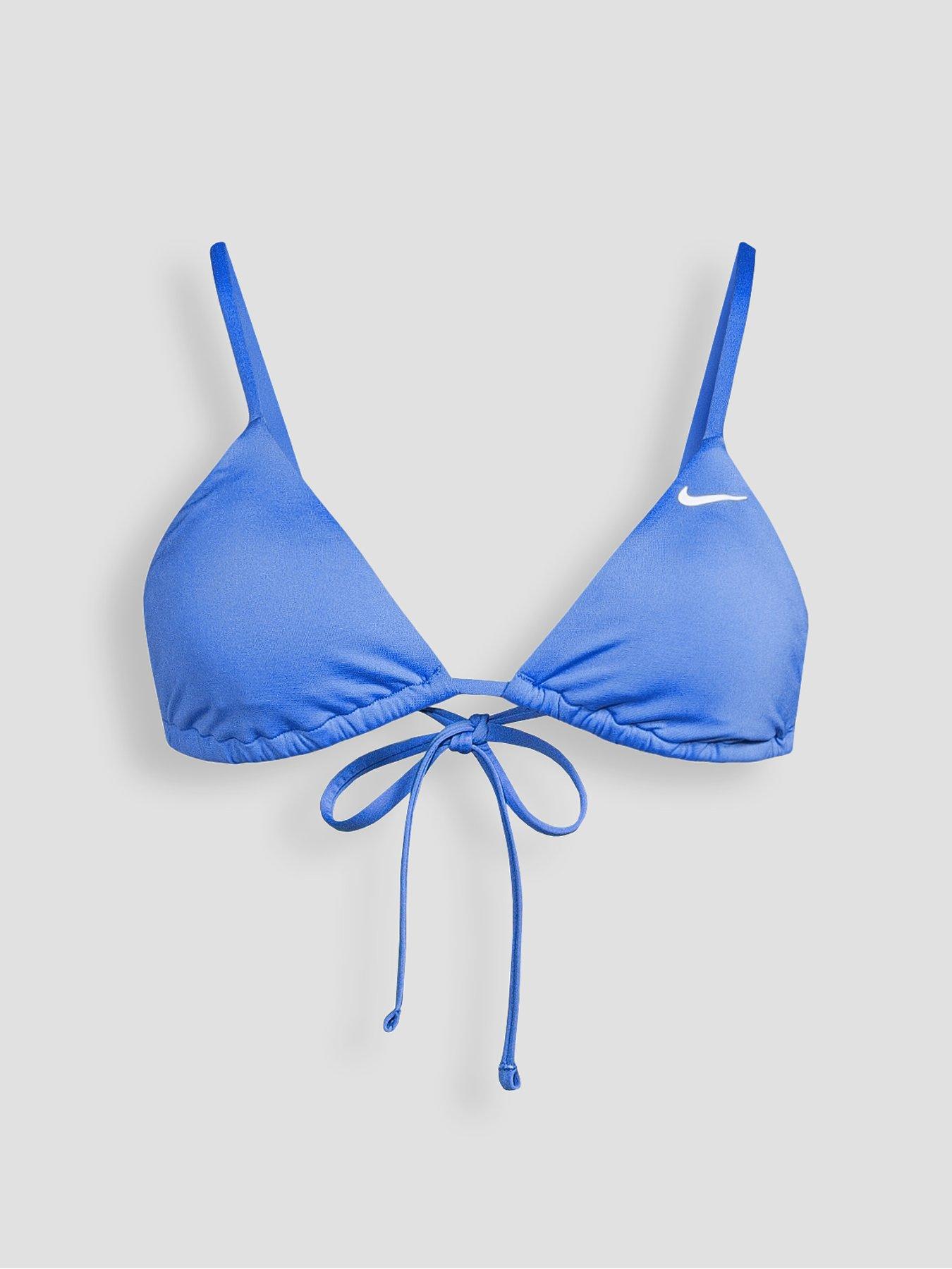Image 7 of 7 of Nike Womens Triangle Bikini Top - Blue