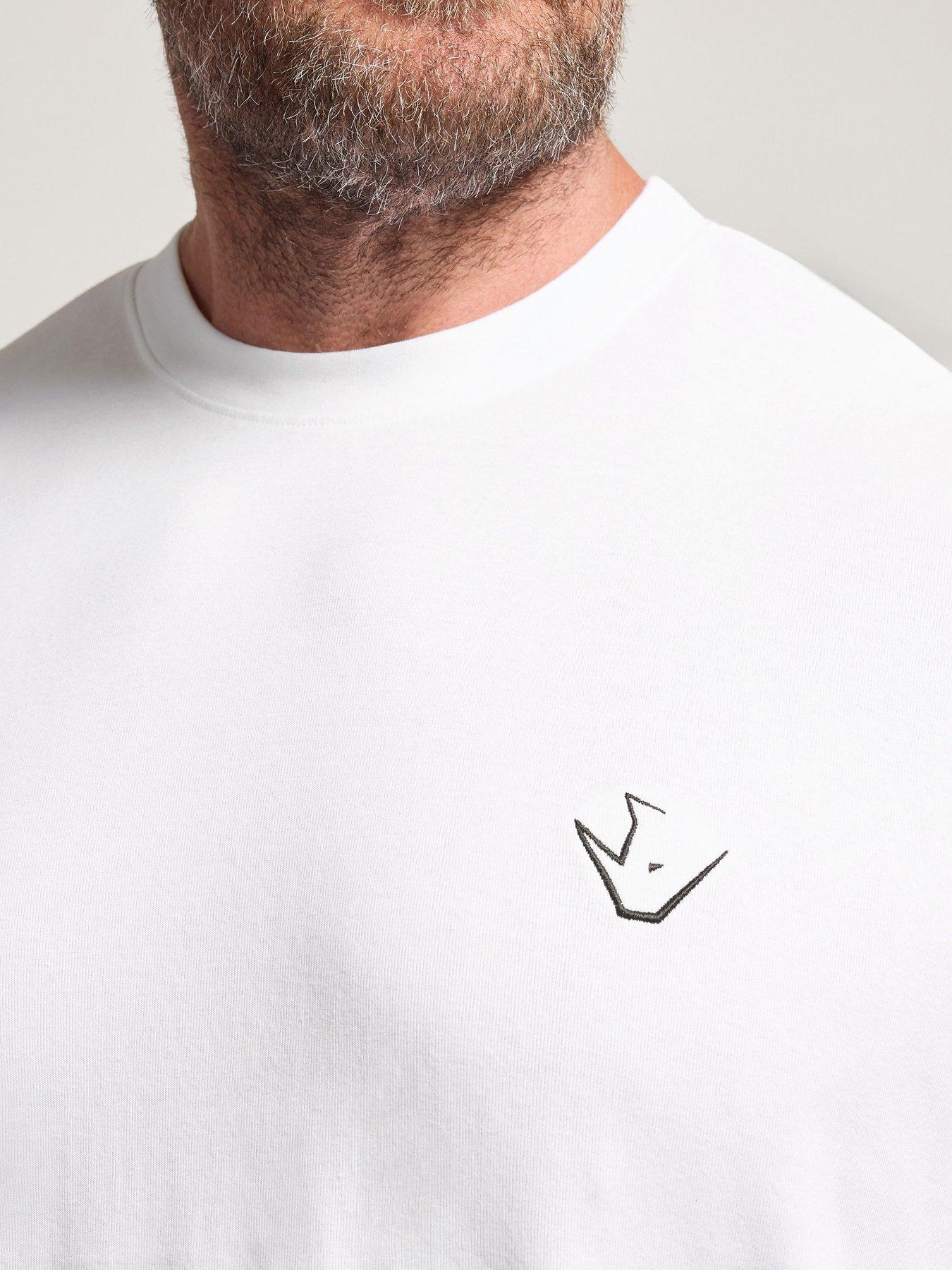  image of badrhino-ironrhino-rest-day-t-shirt-white