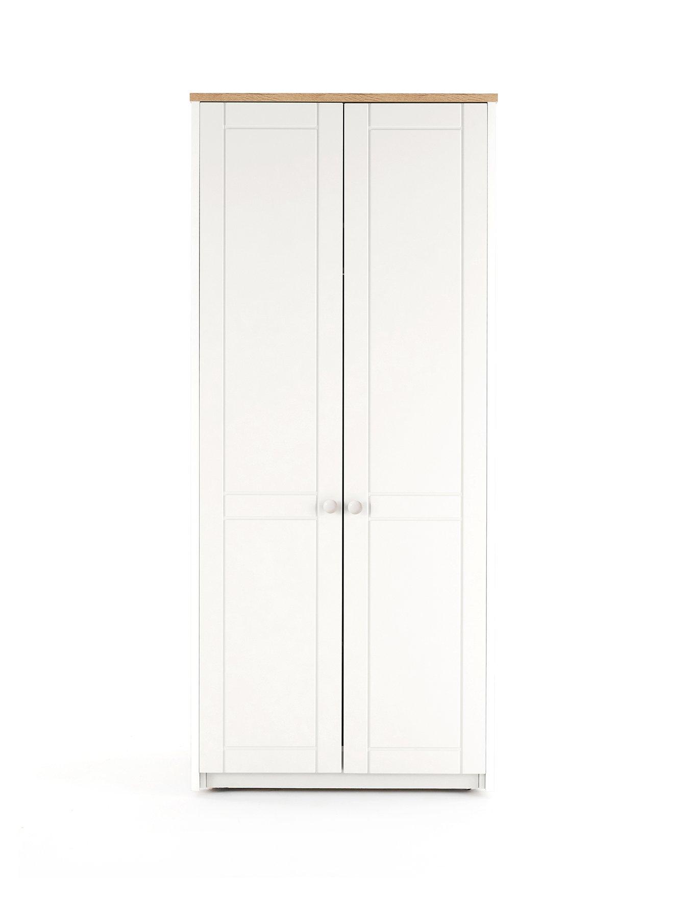  image of one-call-alderley-2-door-ready-assembled-wardrobe