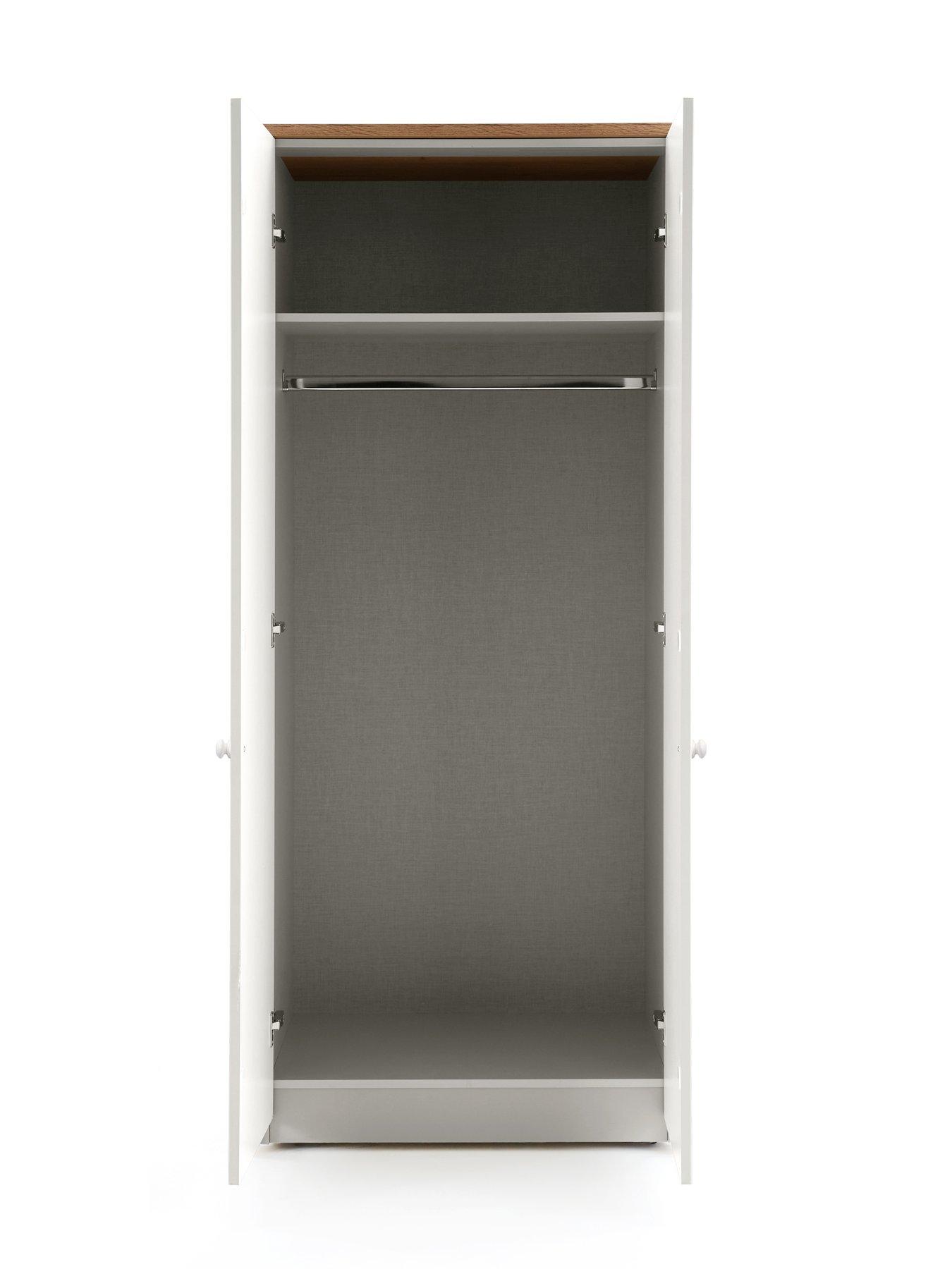 image of one-call-alderley-2-door-ready-assembled-wardrobe