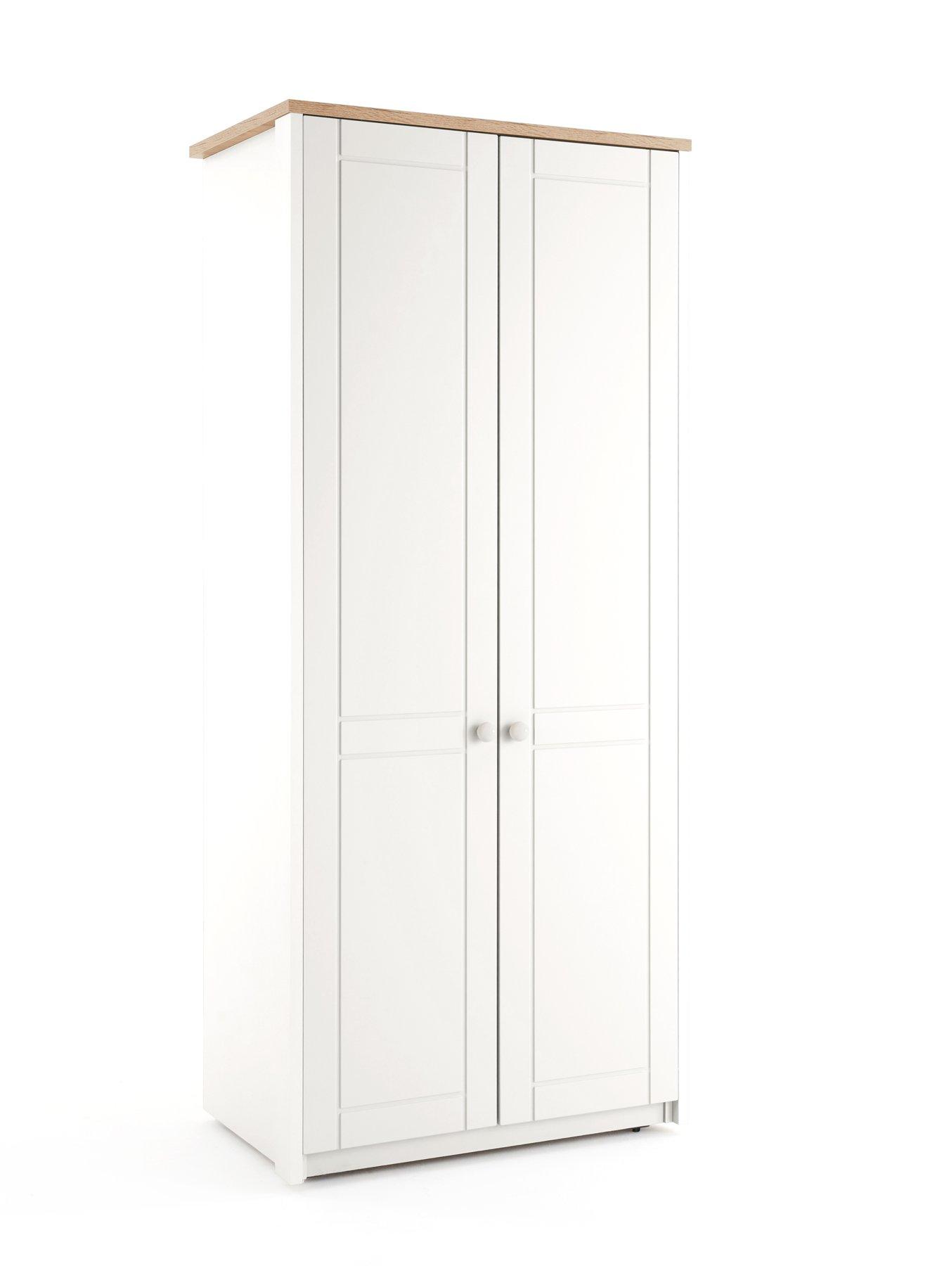  image of one-call-alderley-ready-assembled-bedroom-package-2-door-wardrobe-5-drawer-chest-amp-2-x-bedside-cabinets