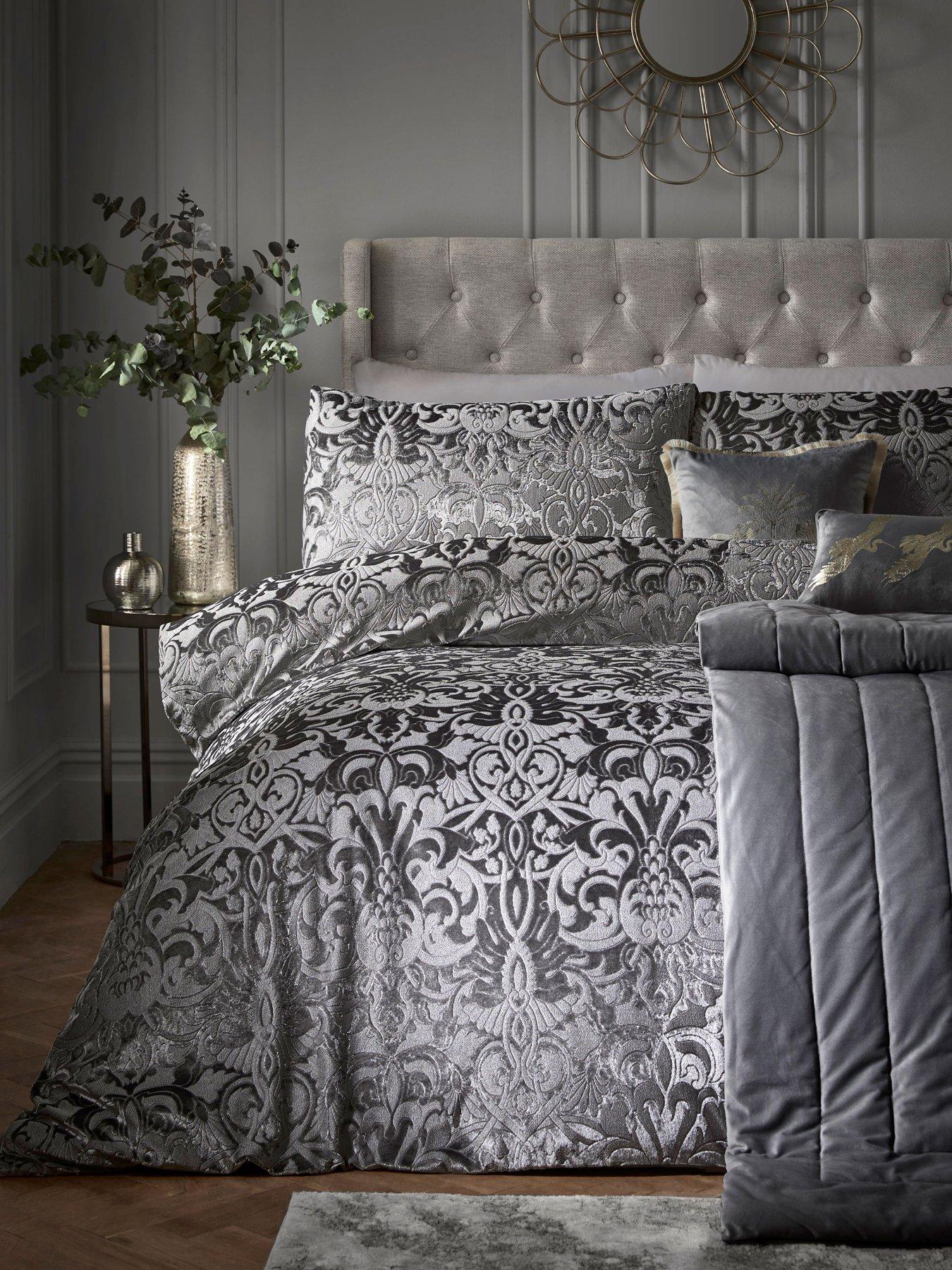 Laurence Llewelyn-Bowen Firenza Duvet Cover Set in Slate