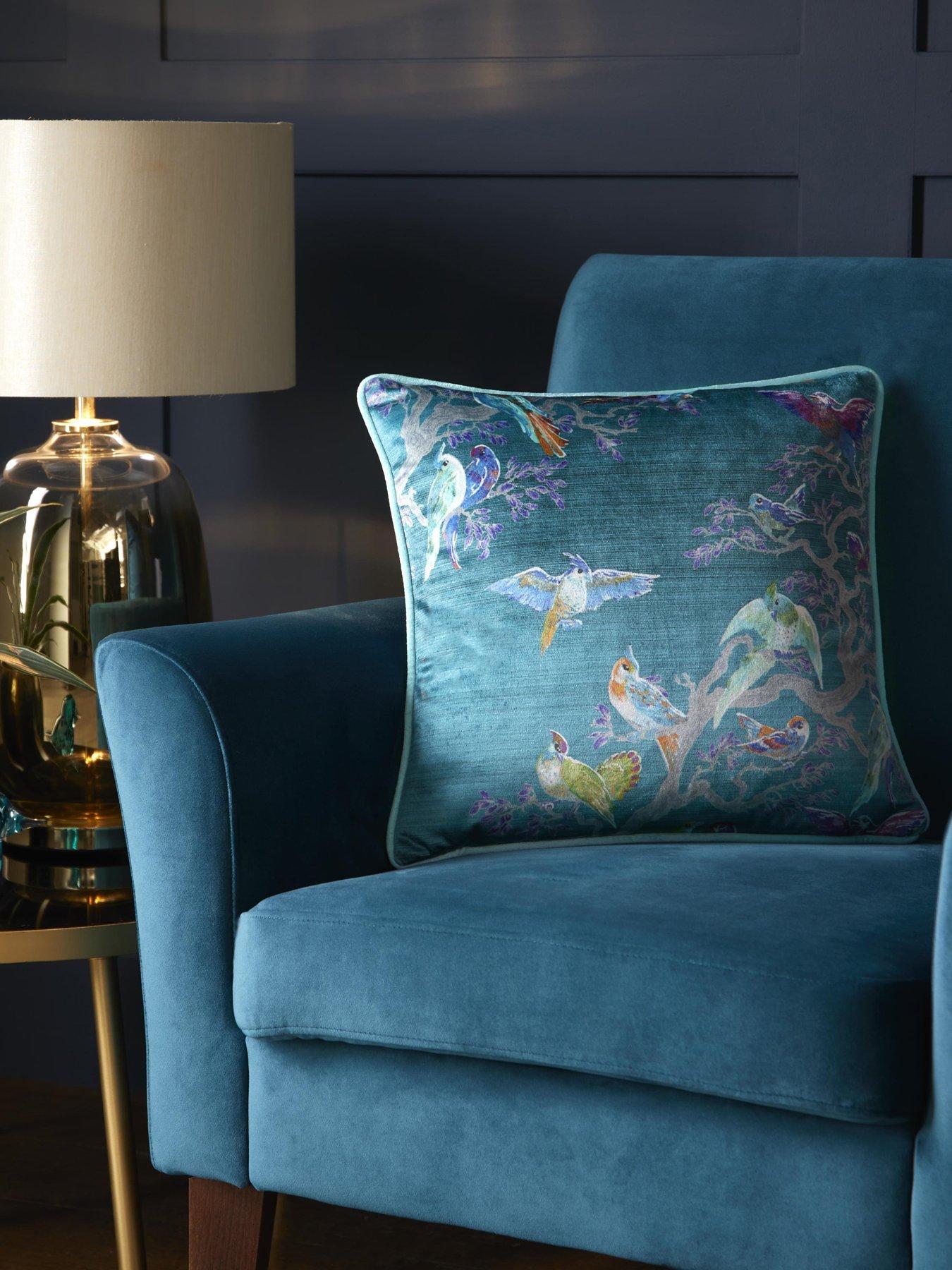 laurence-llewelyn-bowen-birdity-absurdity-filled-cushion--blue