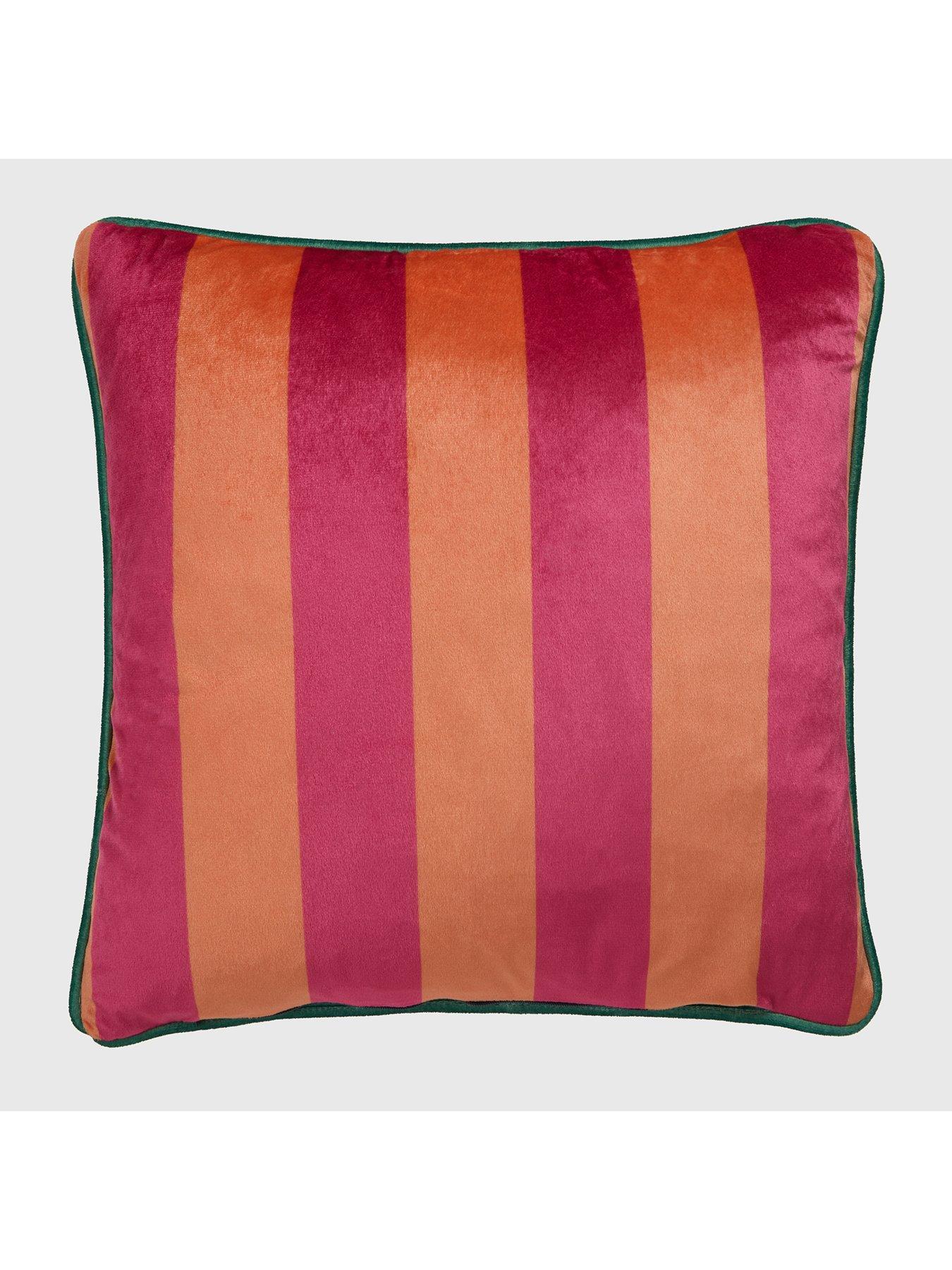  image of laurence-llewelyn-bowen-cotswold-fantasia-dawn-filled-cushion--pink