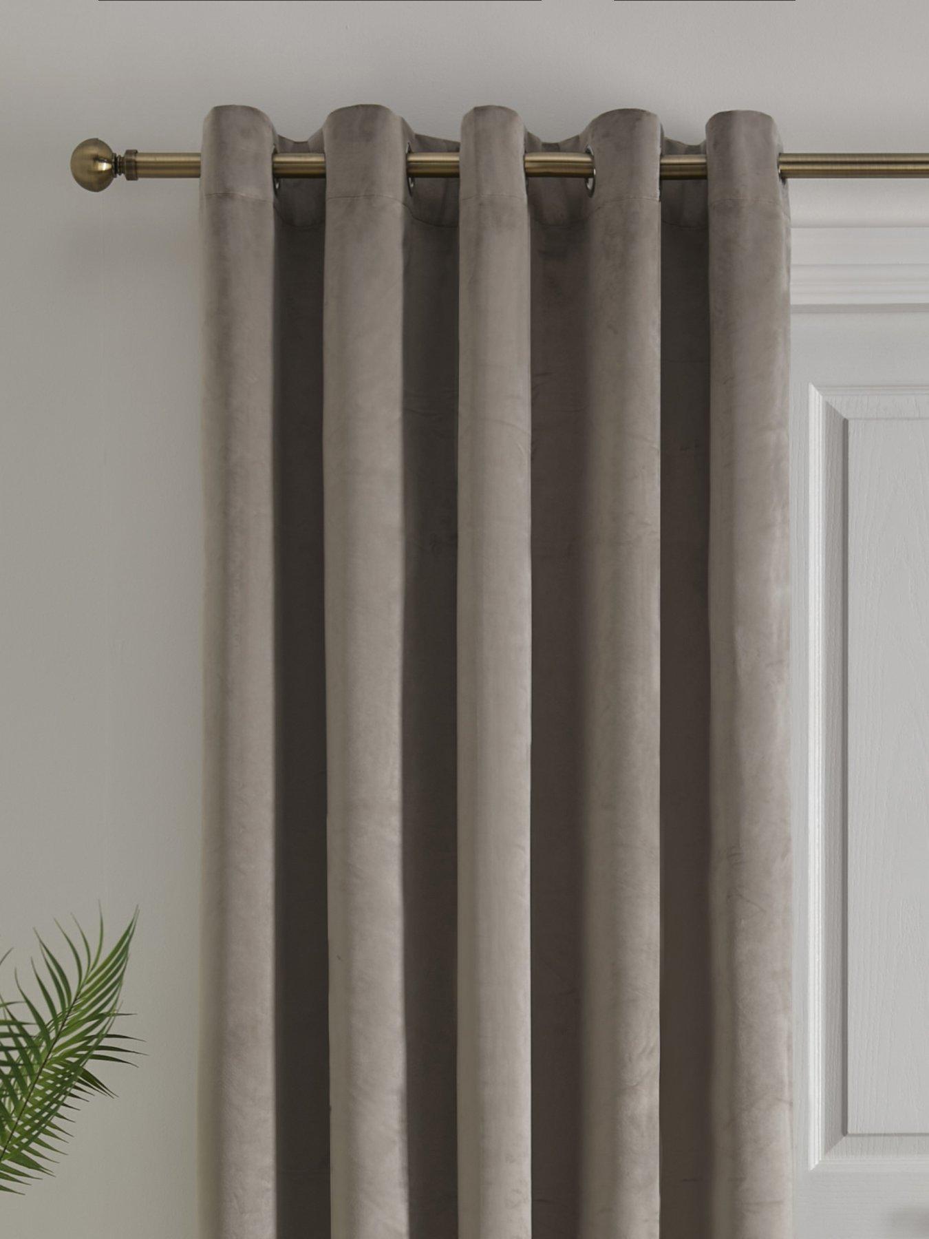  image of laurence-llewelyn-bowen-montrose-eyelet-single-panel-door-curtain