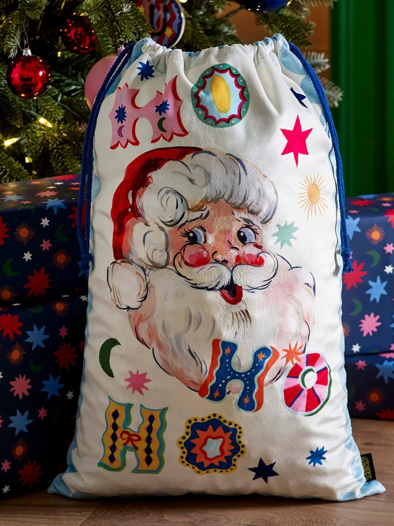 front image of eleanor-bowmer-ho-ho-ho-velvet-santa-sack